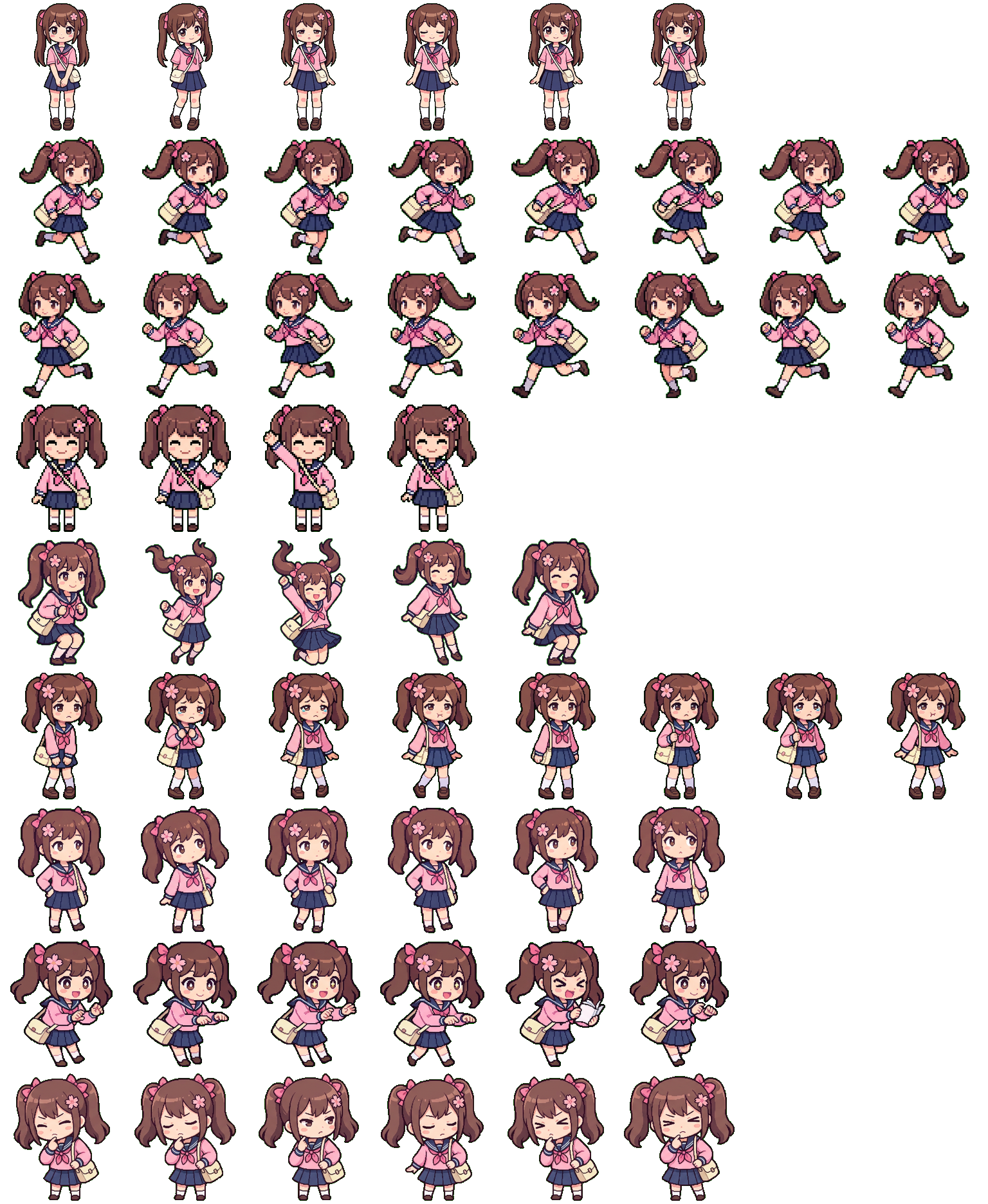 Sakura JK Codex Pet アニメーションデスクトップペットのプレビュー