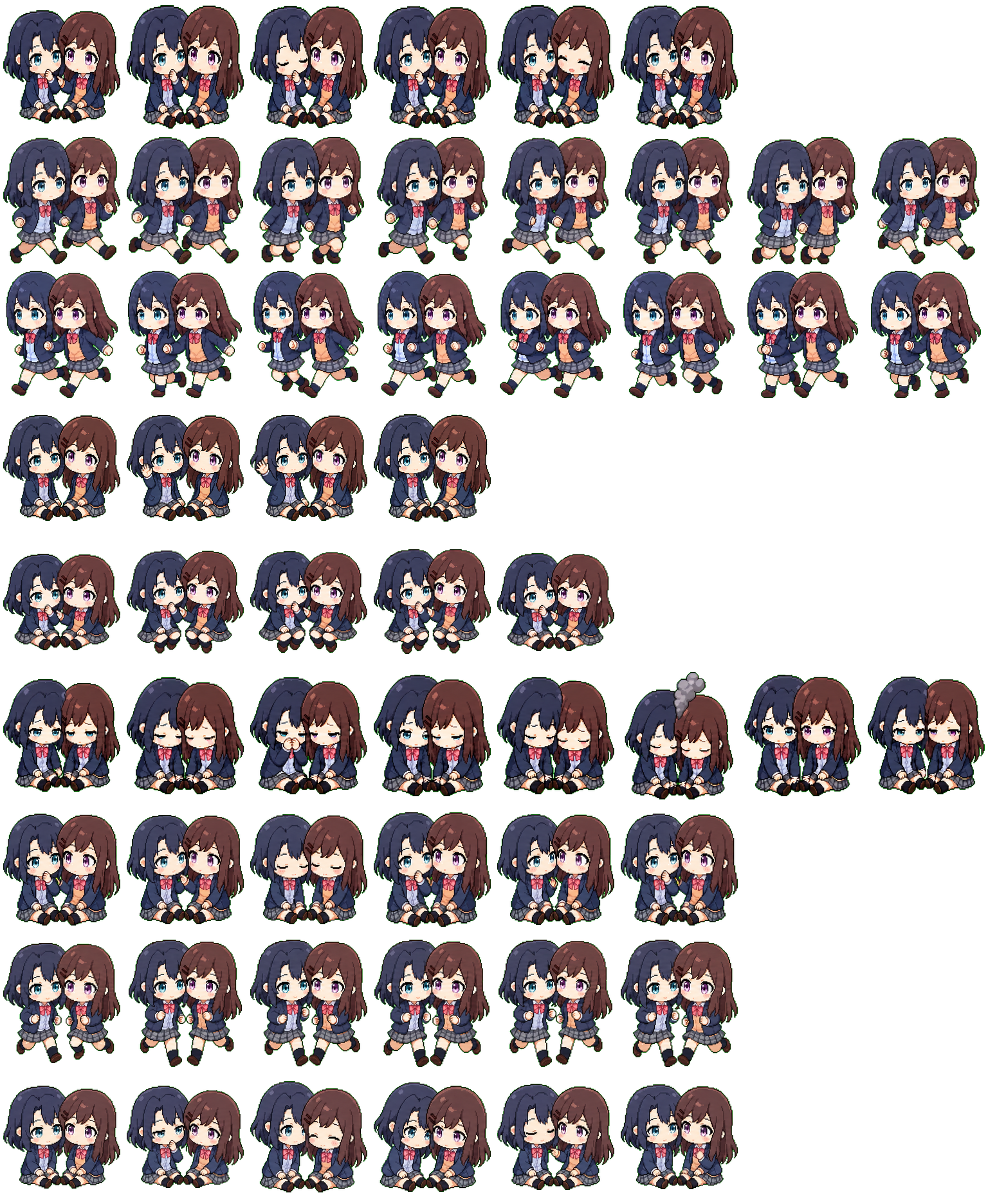 Sakura-Moon spritesheet preview