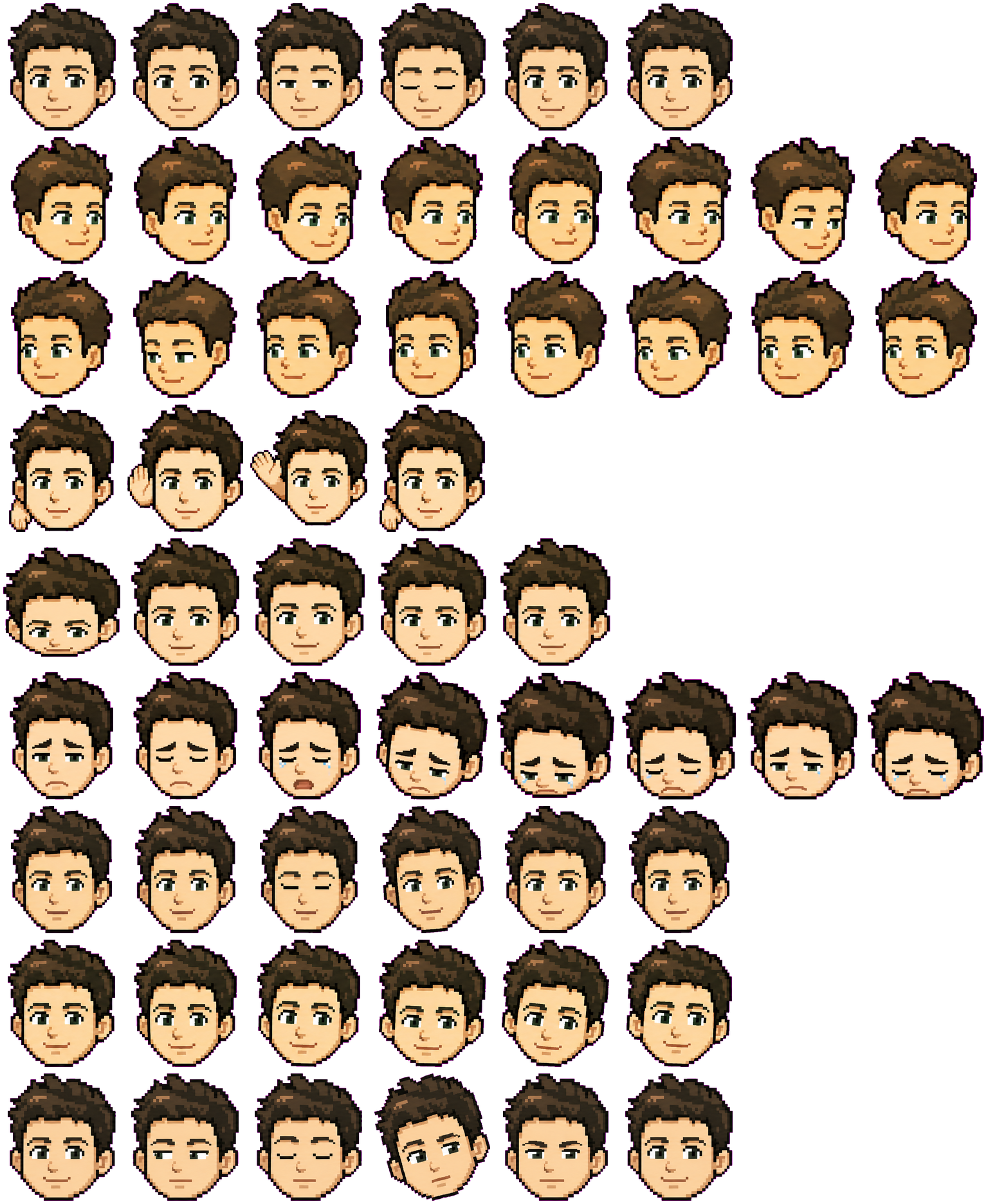 Sam Head spritesheet preview