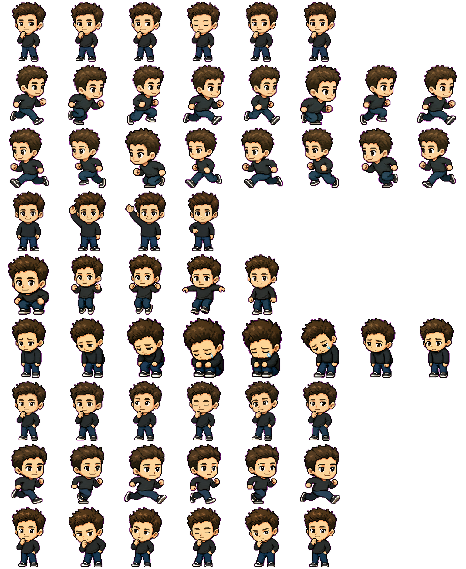 Sam spritesheet preview