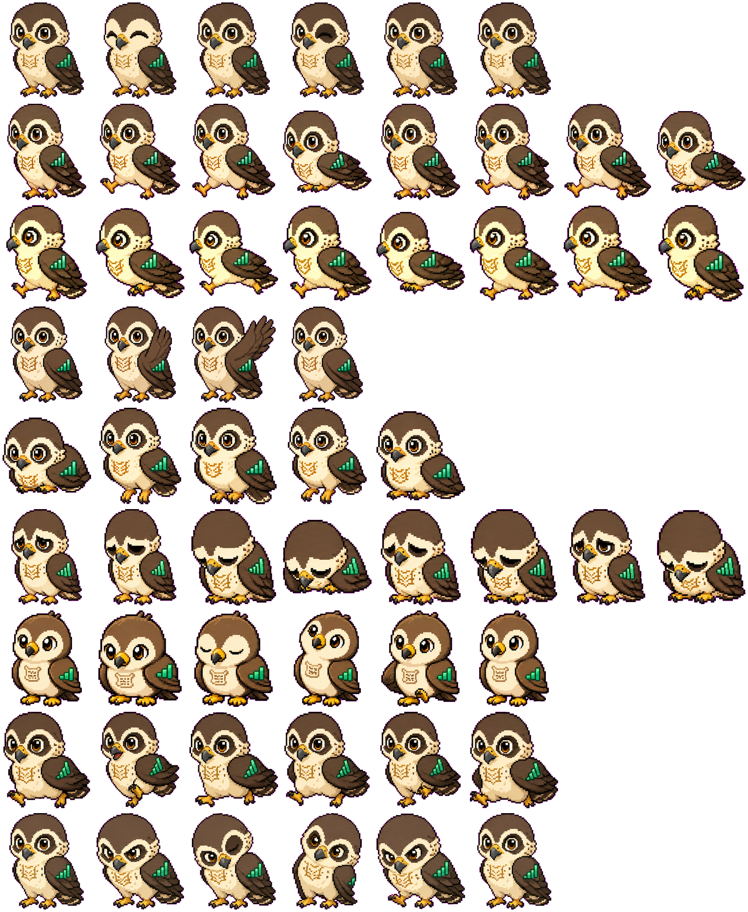 Saqr spritesheet preview