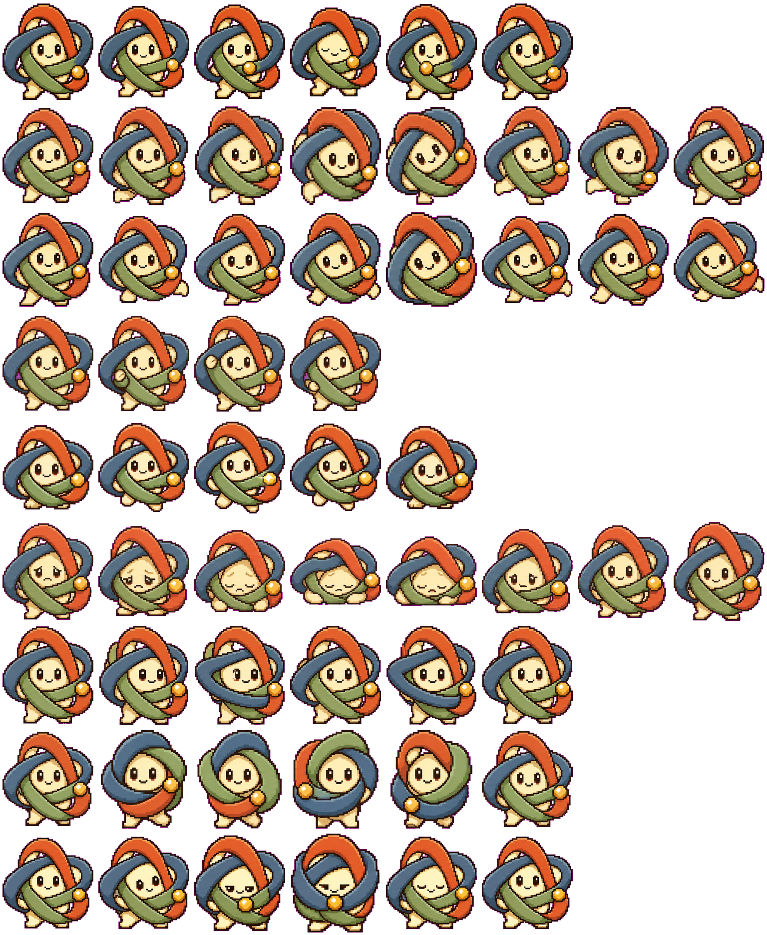 Sato spritesheet preview