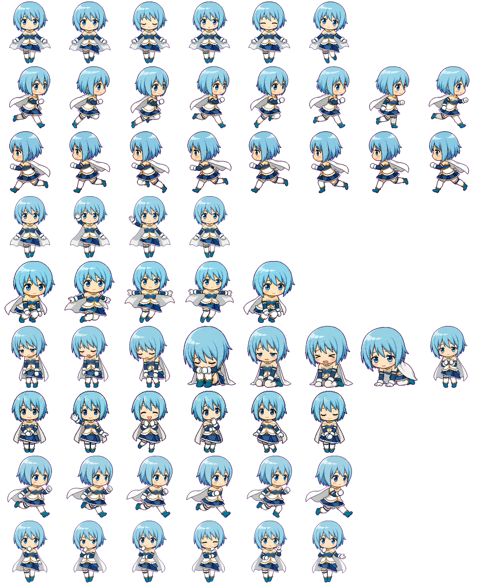 美树沙耶香 spritesheet preview