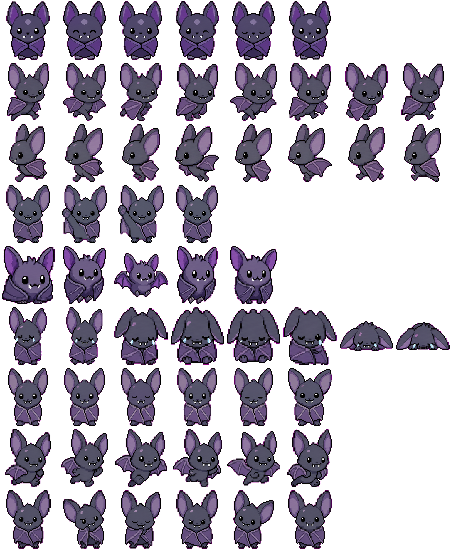 Bat spritesheet preview
