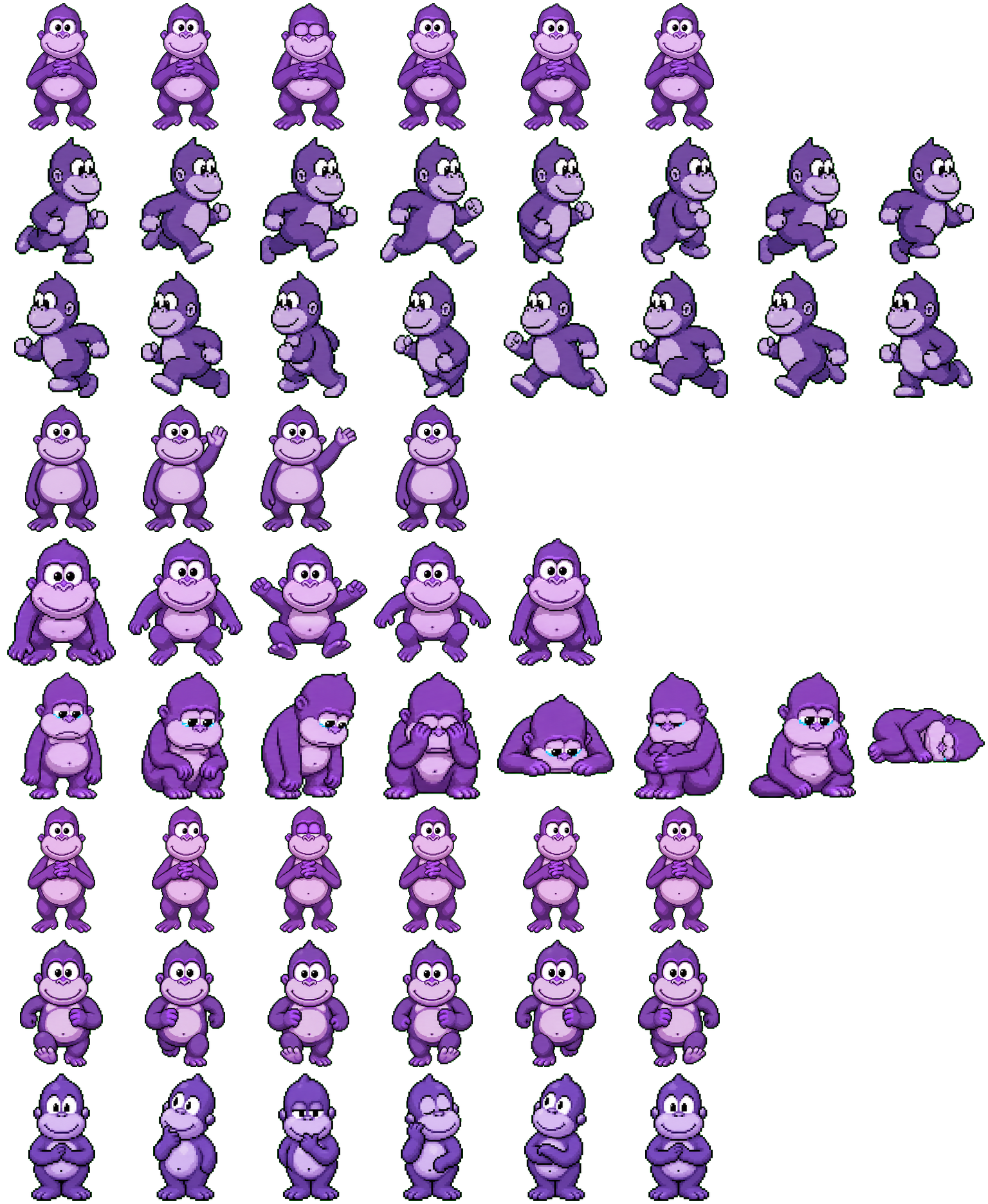 Bonzi Buddy spritesheet preview