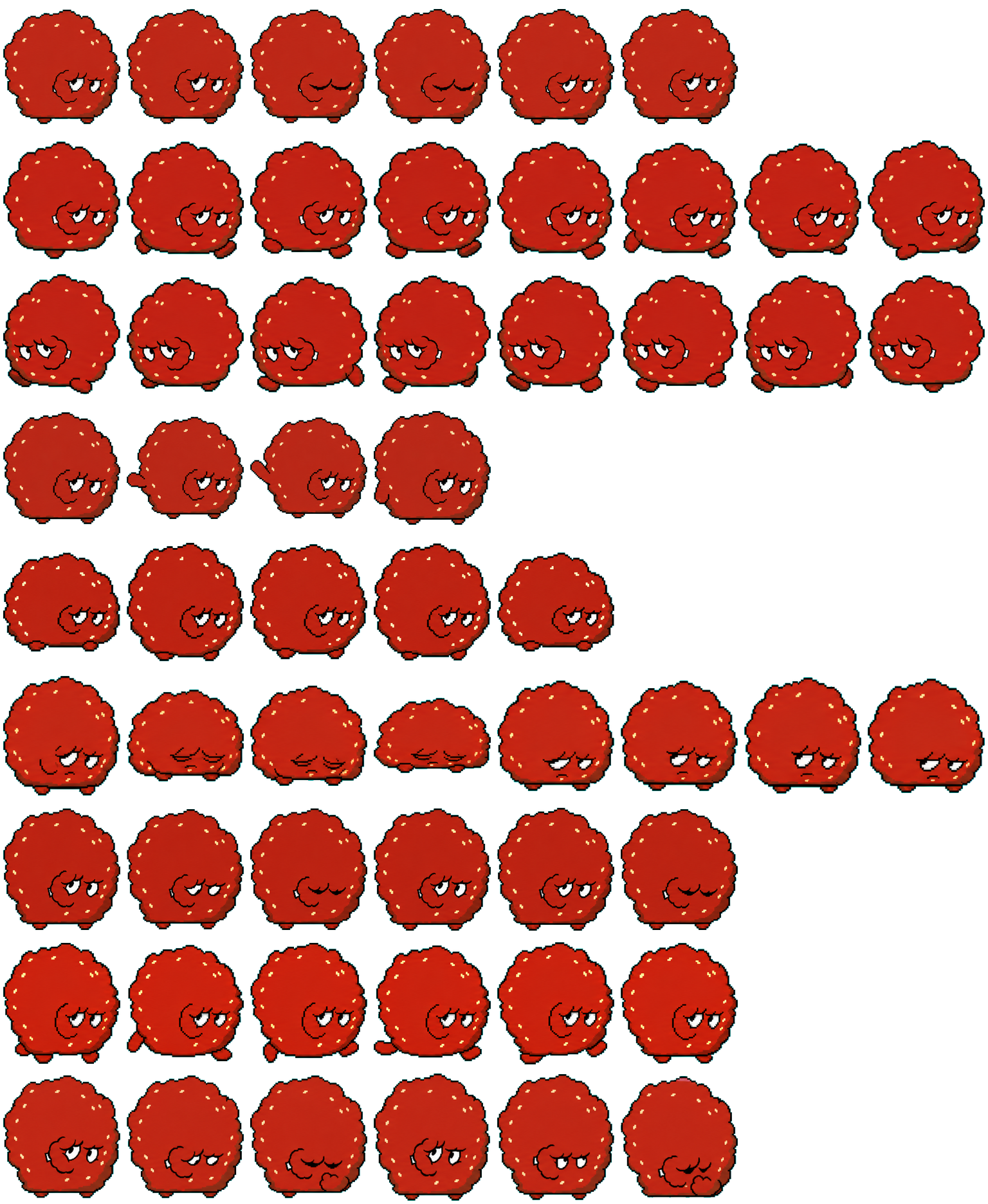 Meatwad spritesheet preview