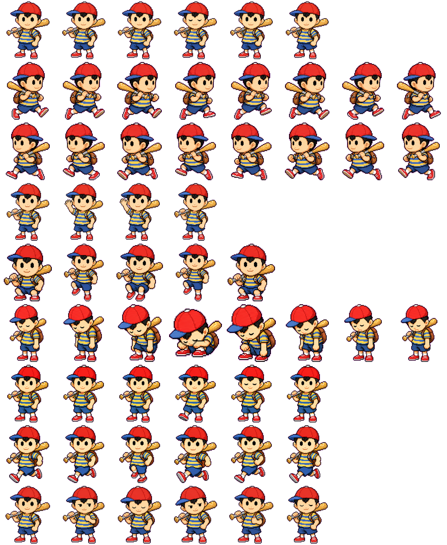 Ness spritesheet preview