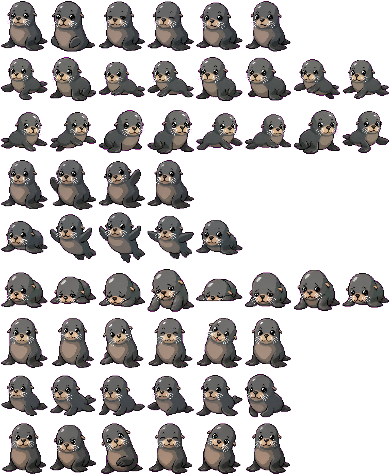 Sea Lion spritesheet preview
