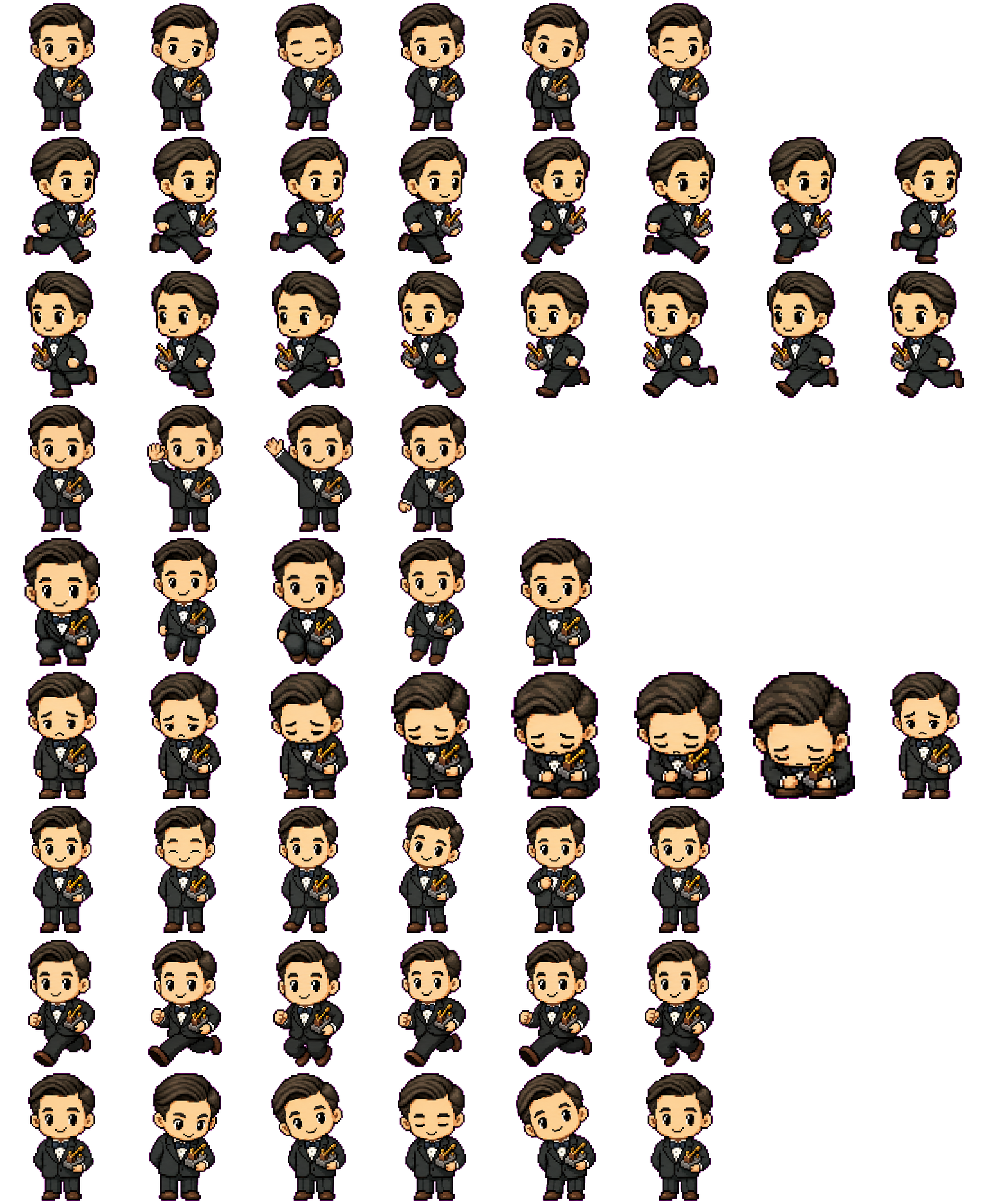 Shannon spritesheet preview