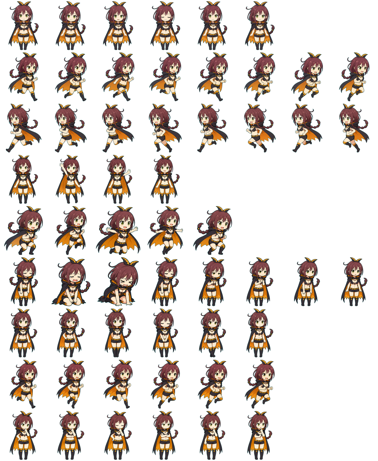 夏乌拉 spritesheet preview