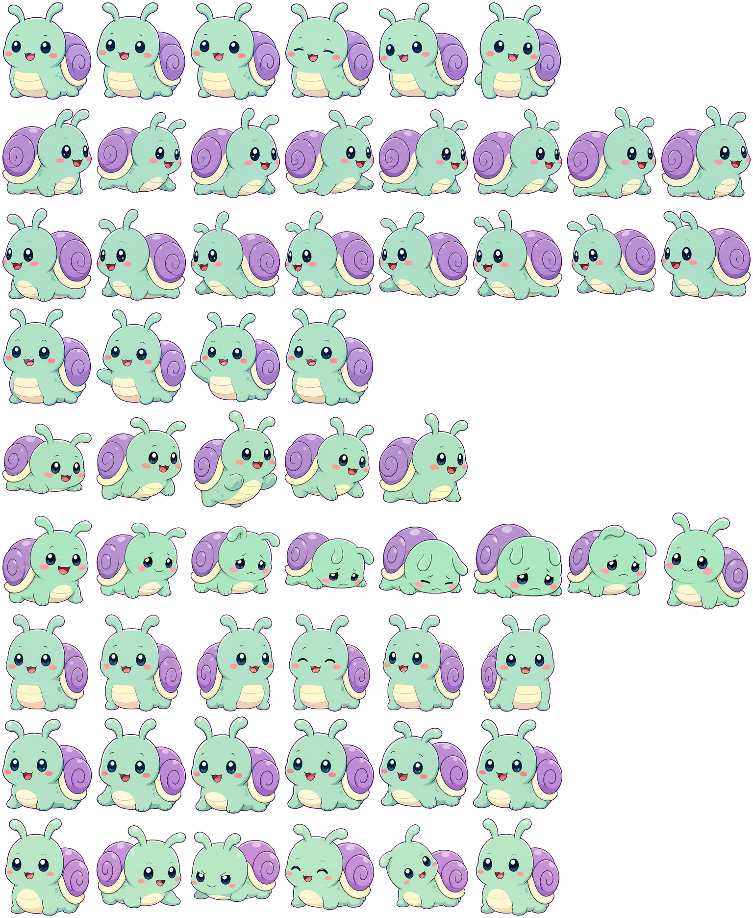Shellpop Snail animated desktop pet preview for Codex Pet