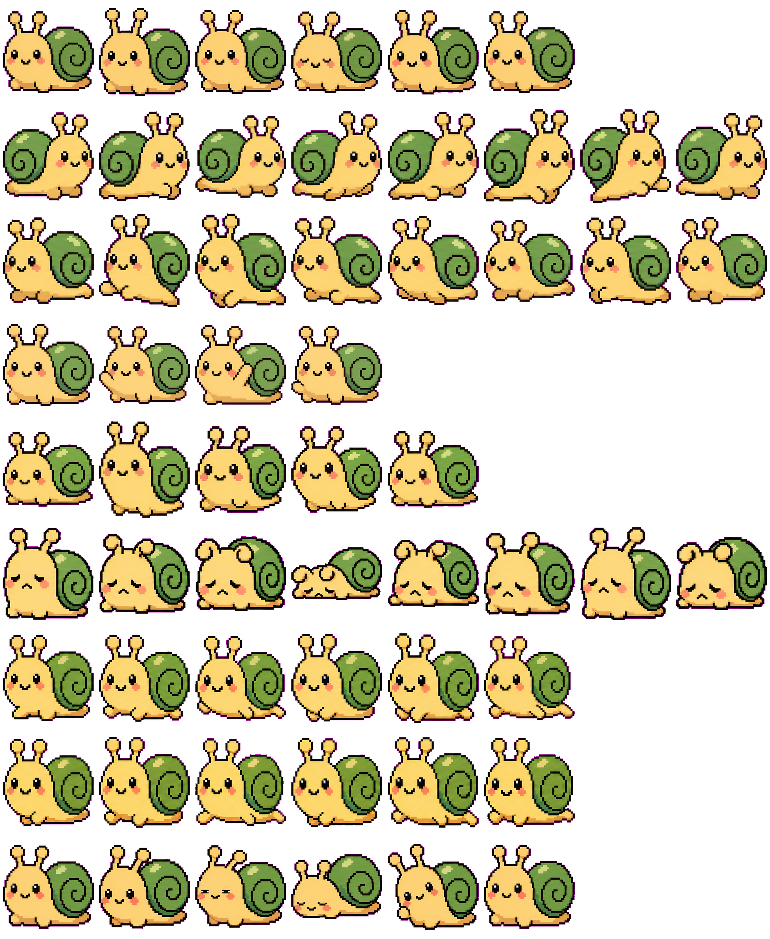 Shelly spritesheet preview