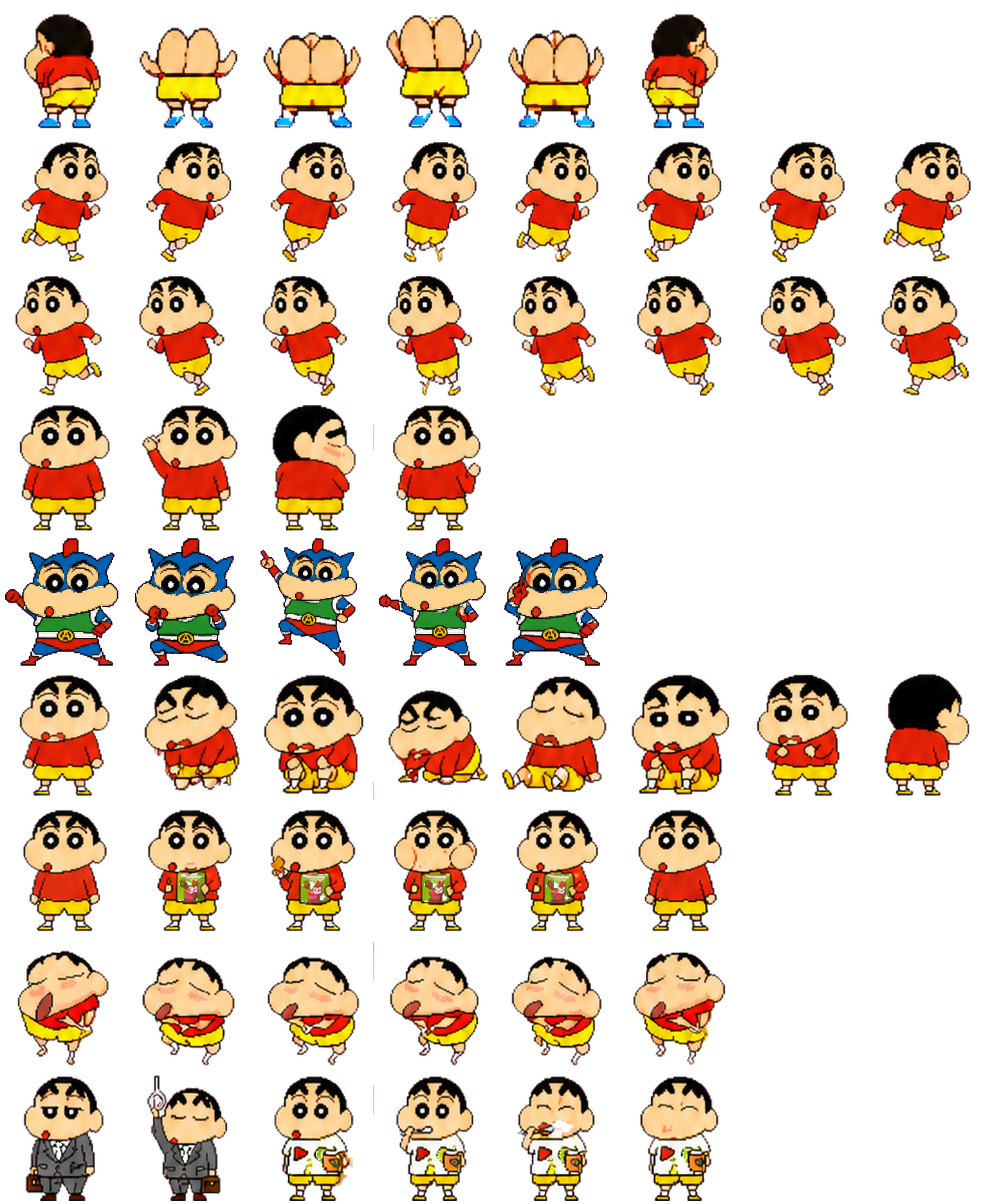 小新 spritesheet preview