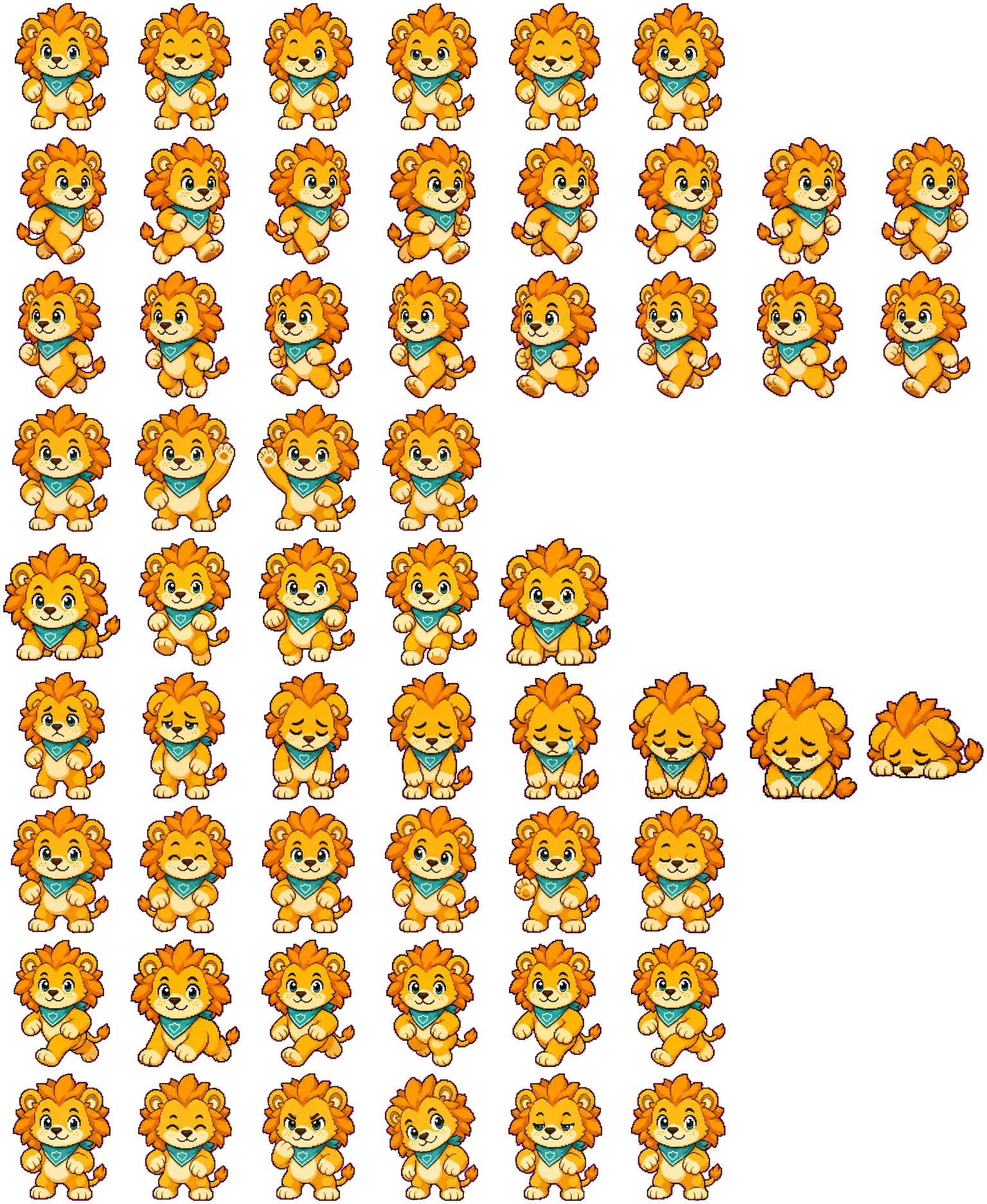 Shieldcub spritesheet preview