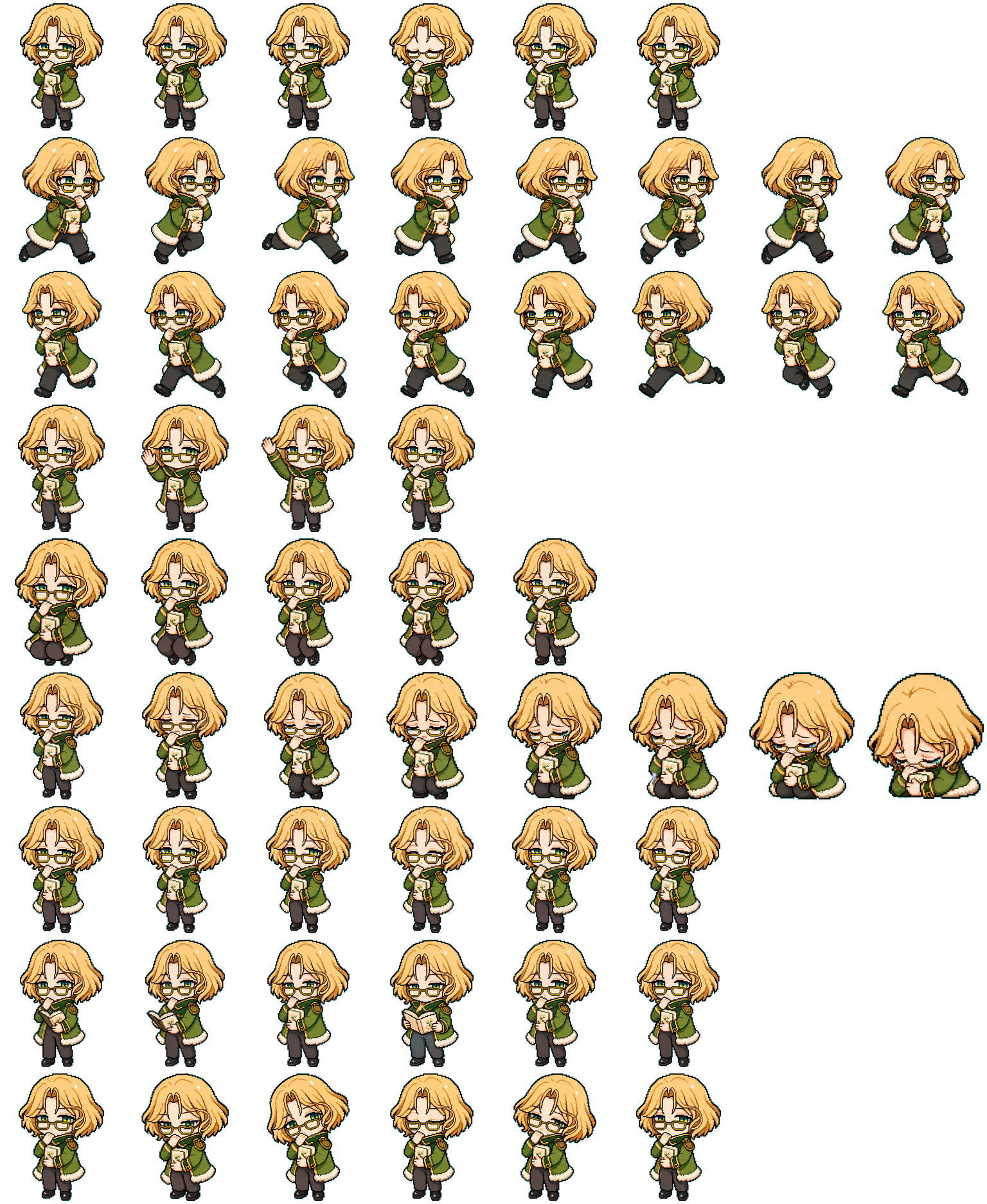 Shigeji spritesheet preview