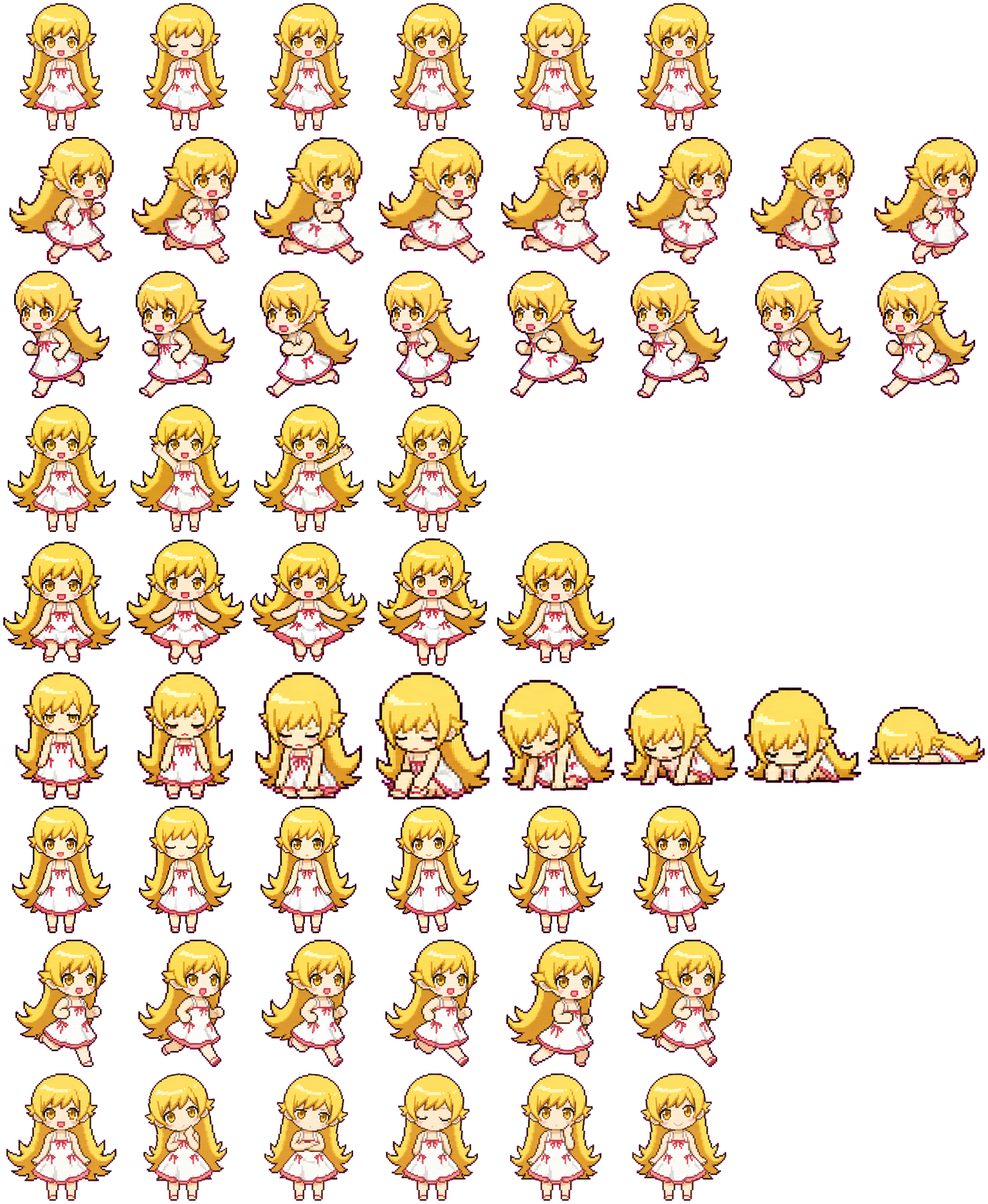 Shinobu spritesheet preview