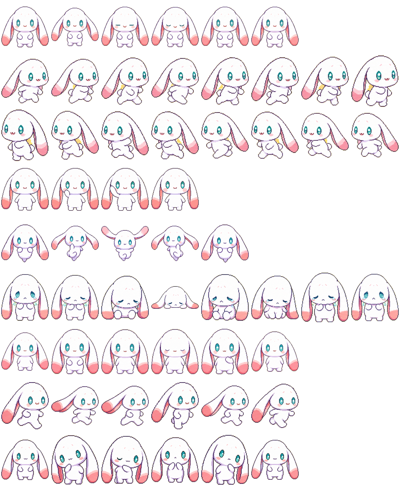 Shiny Daermaodou spritesheet preview