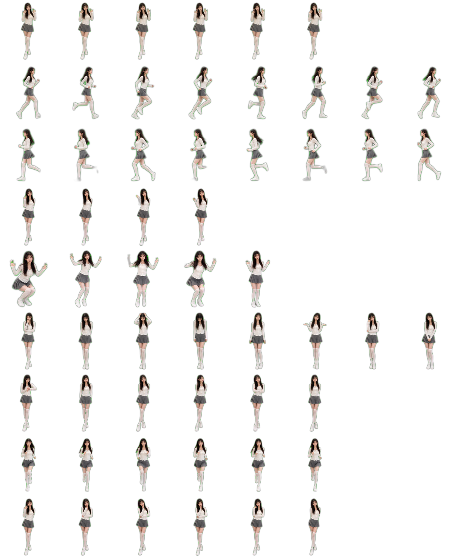 shirly spritesheet preview