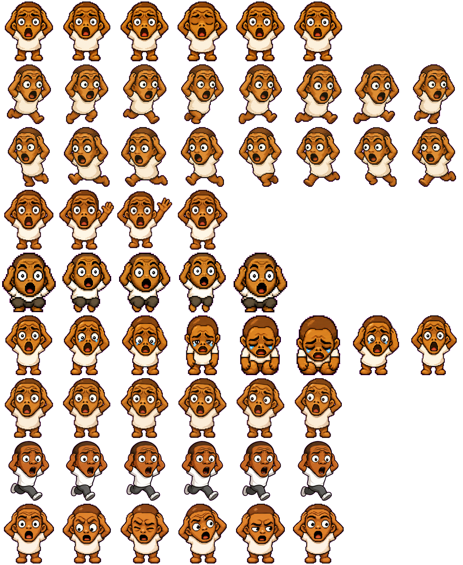 Shocko spritesheet preview