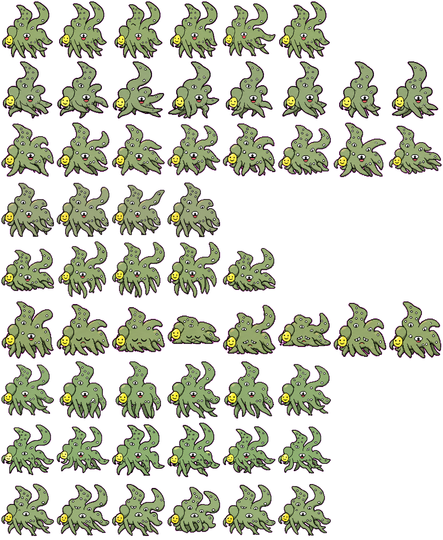 Shogglet spritesheet preview