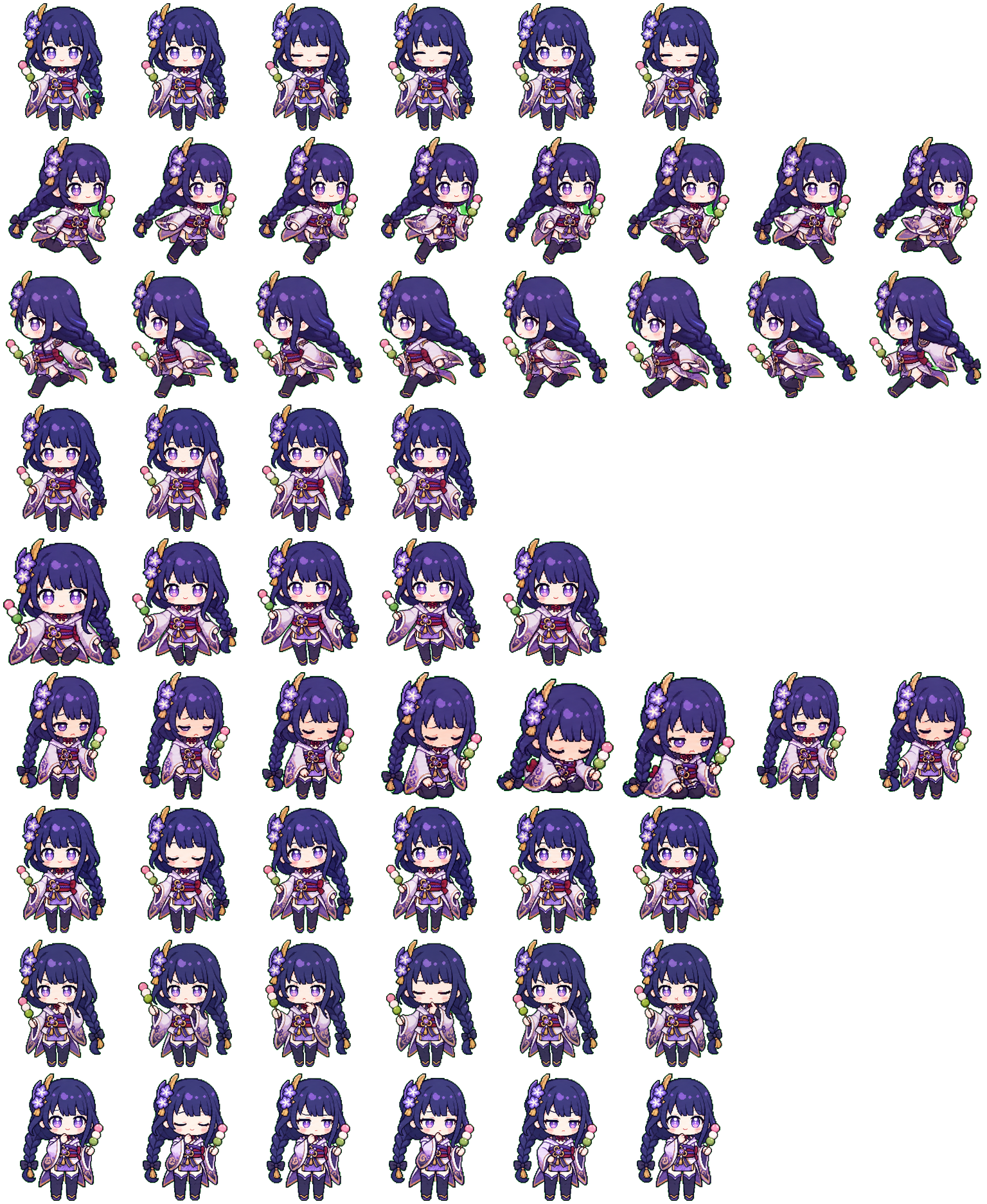 将军团子 spritesheet preview