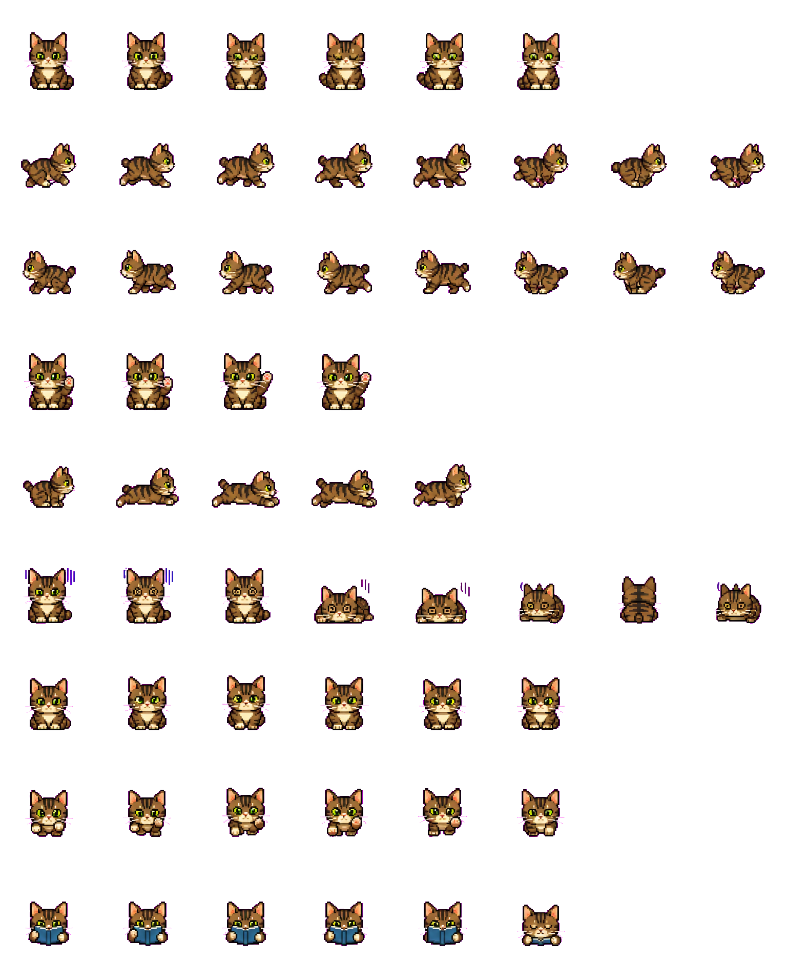 Short Tail Tabby animated desktop pet preview for Codex Pet