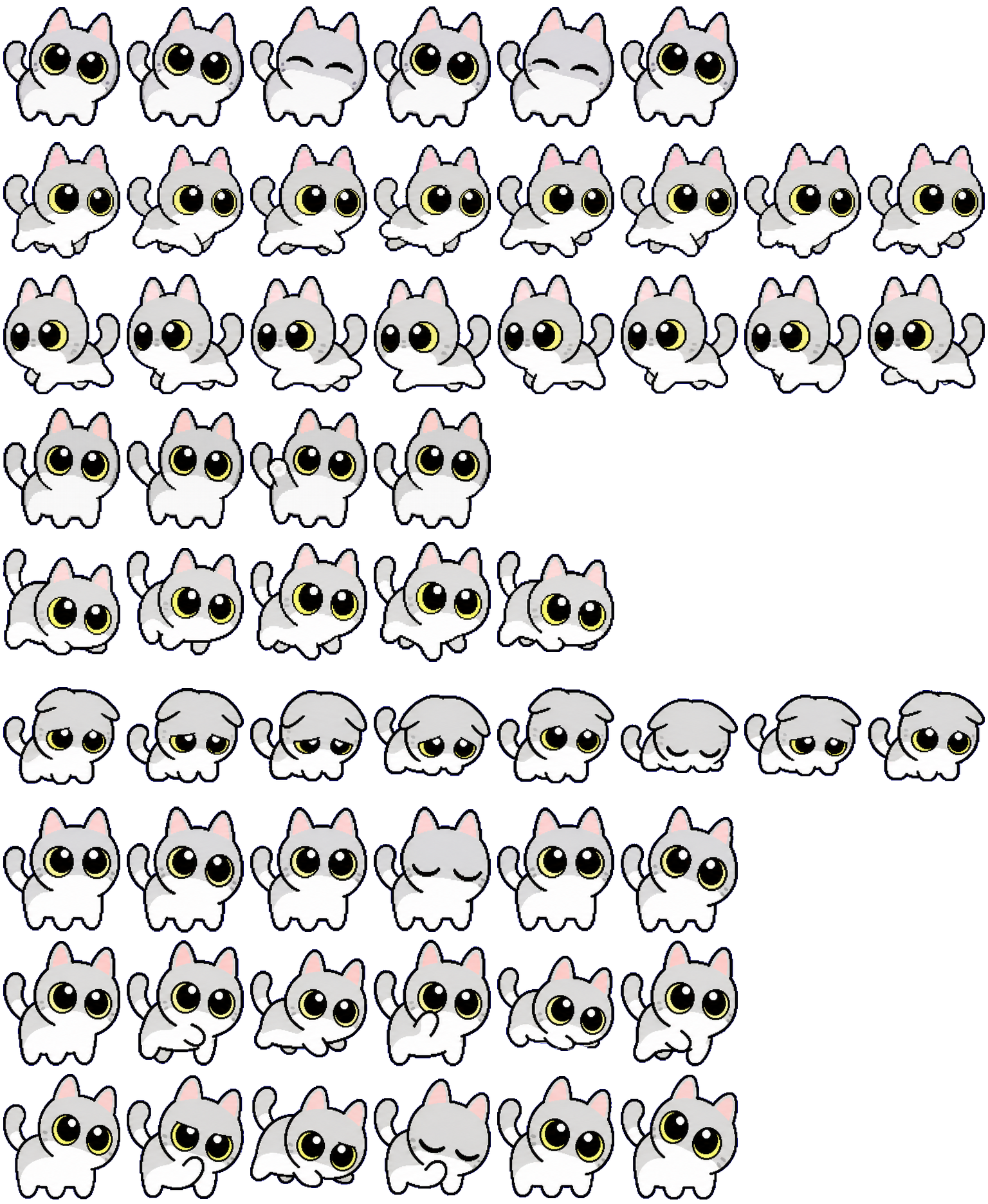 sillycat animated desktop pet preview for Codex Pet