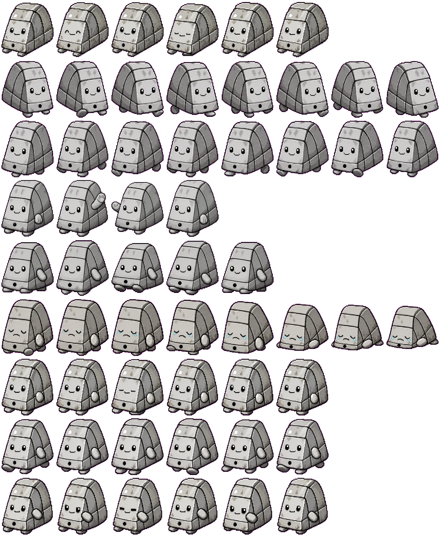 Silver Archive Wedge animated desktop pet preview for Codex Pet