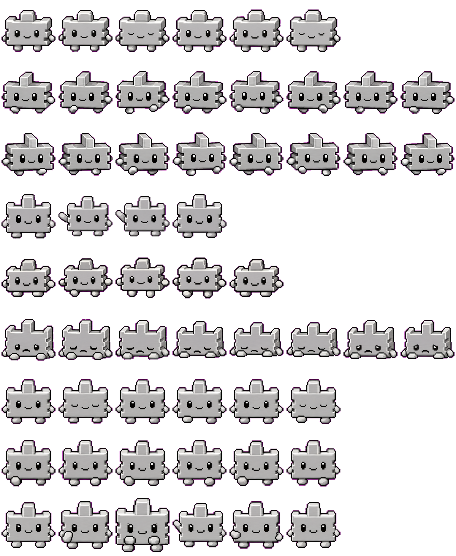 Silver Divider Block animated desktop pet preview for Codex Pet