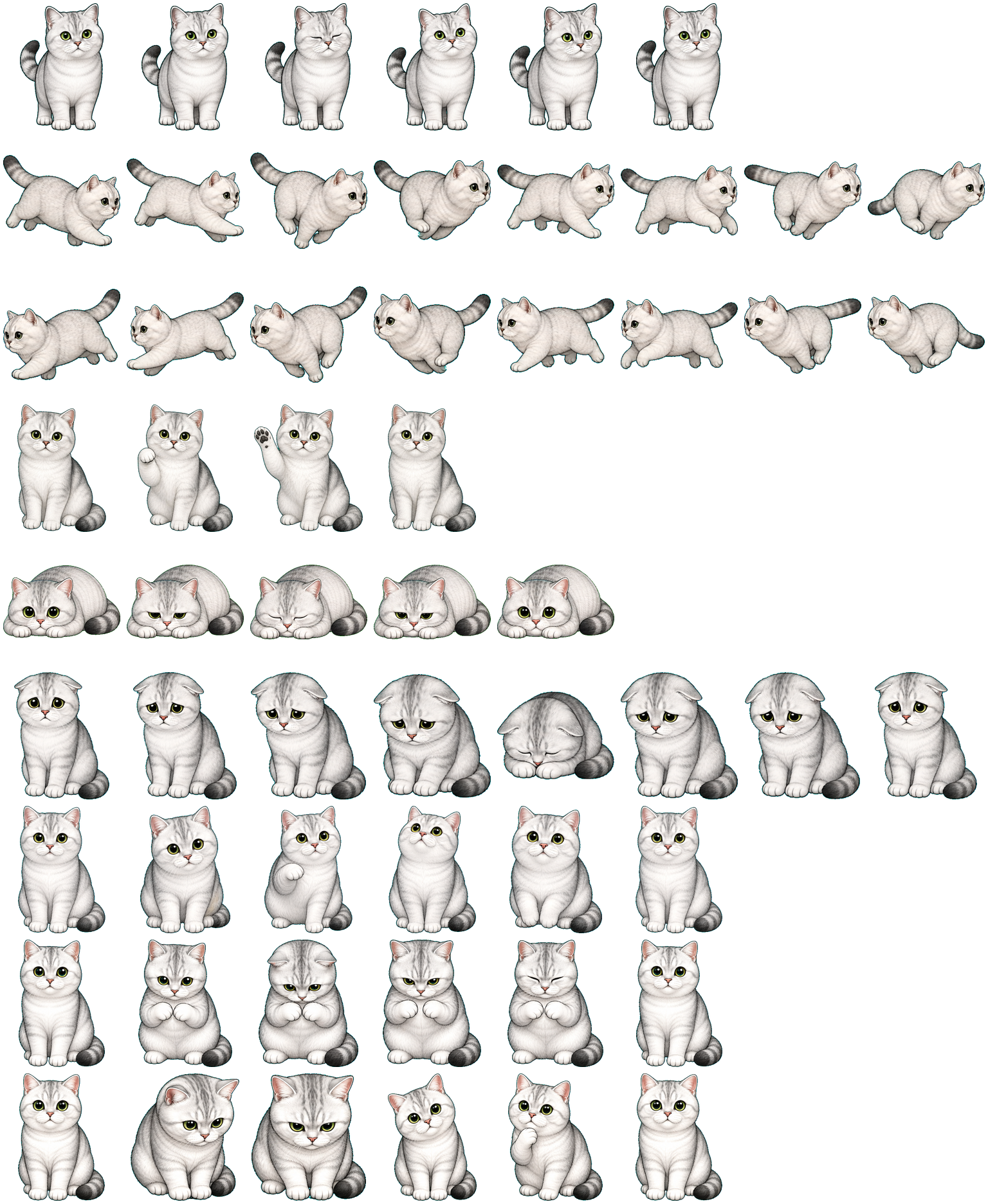 英短银渐层 Codex Pet 动态桌面宠物预览图