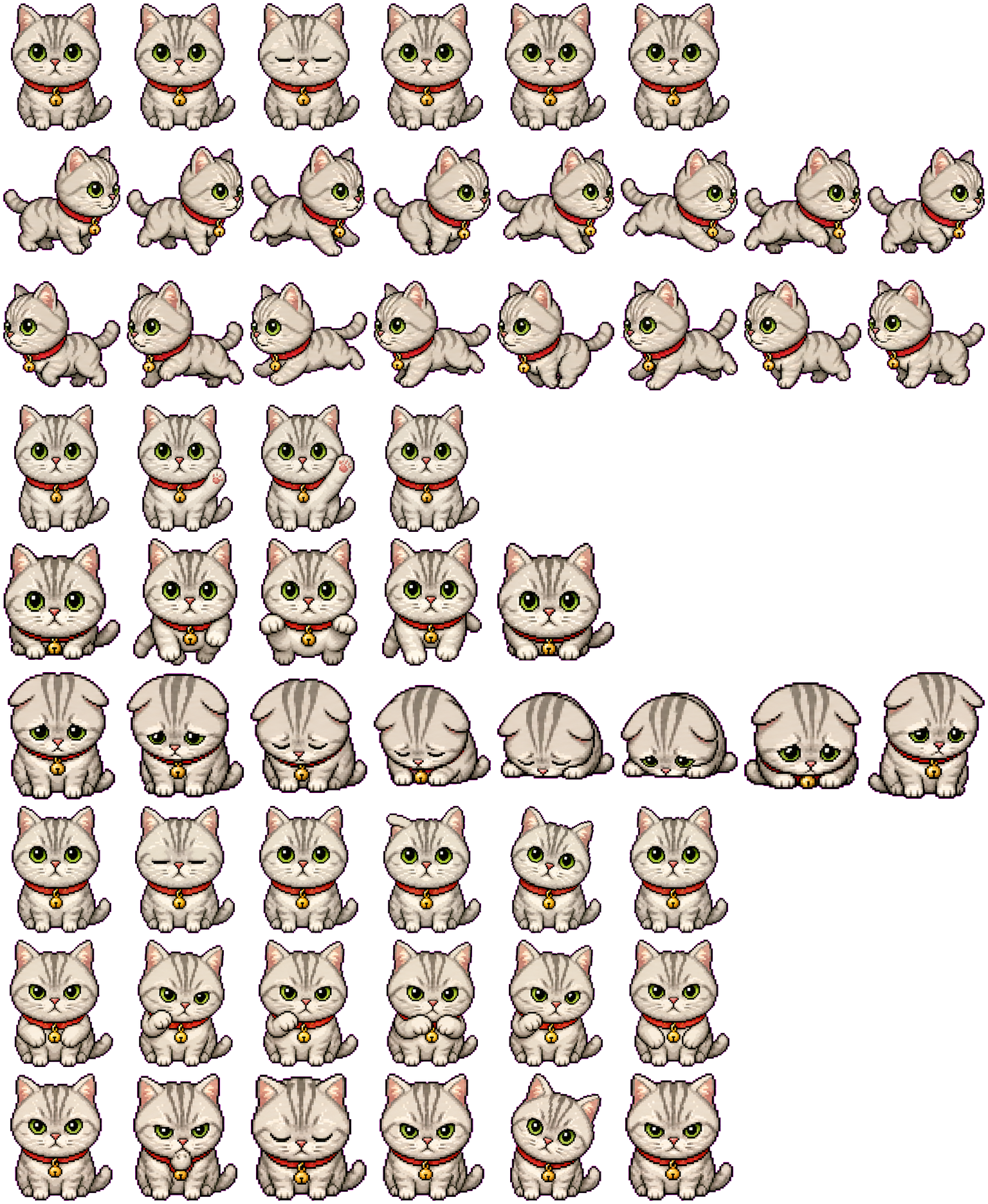 Silverbell spritesheet preview