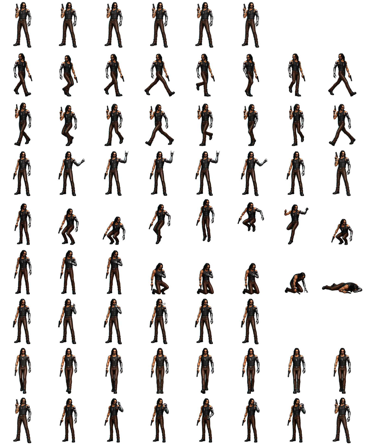 Silverhand Codex Pet アニメーションデスクトップペットのプレビュー