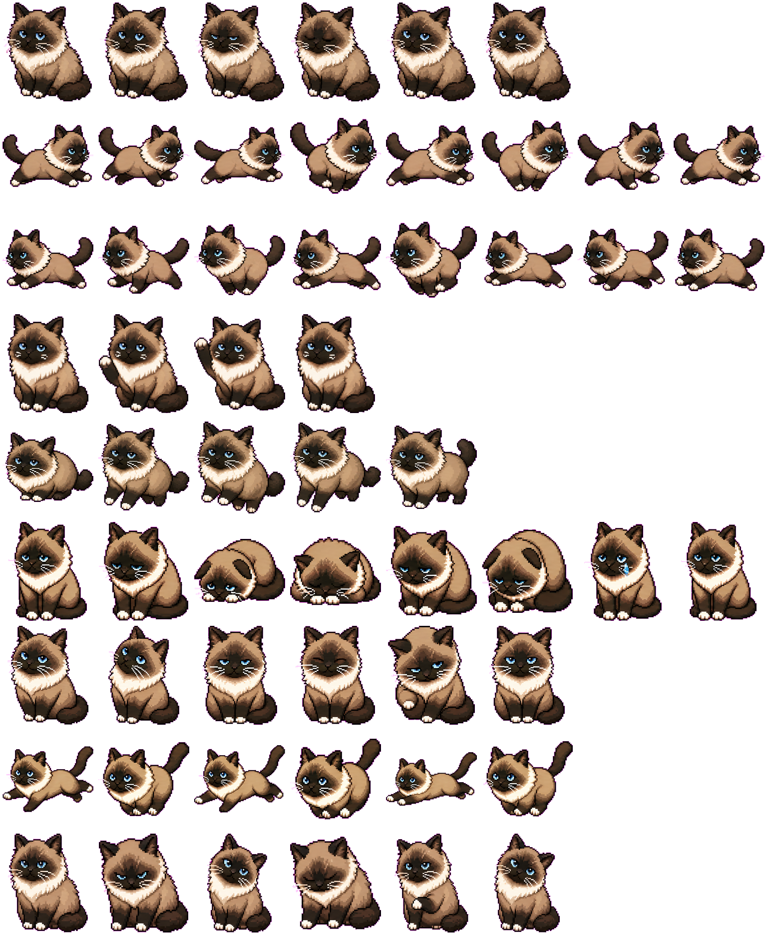 Sima spritesheet preview
