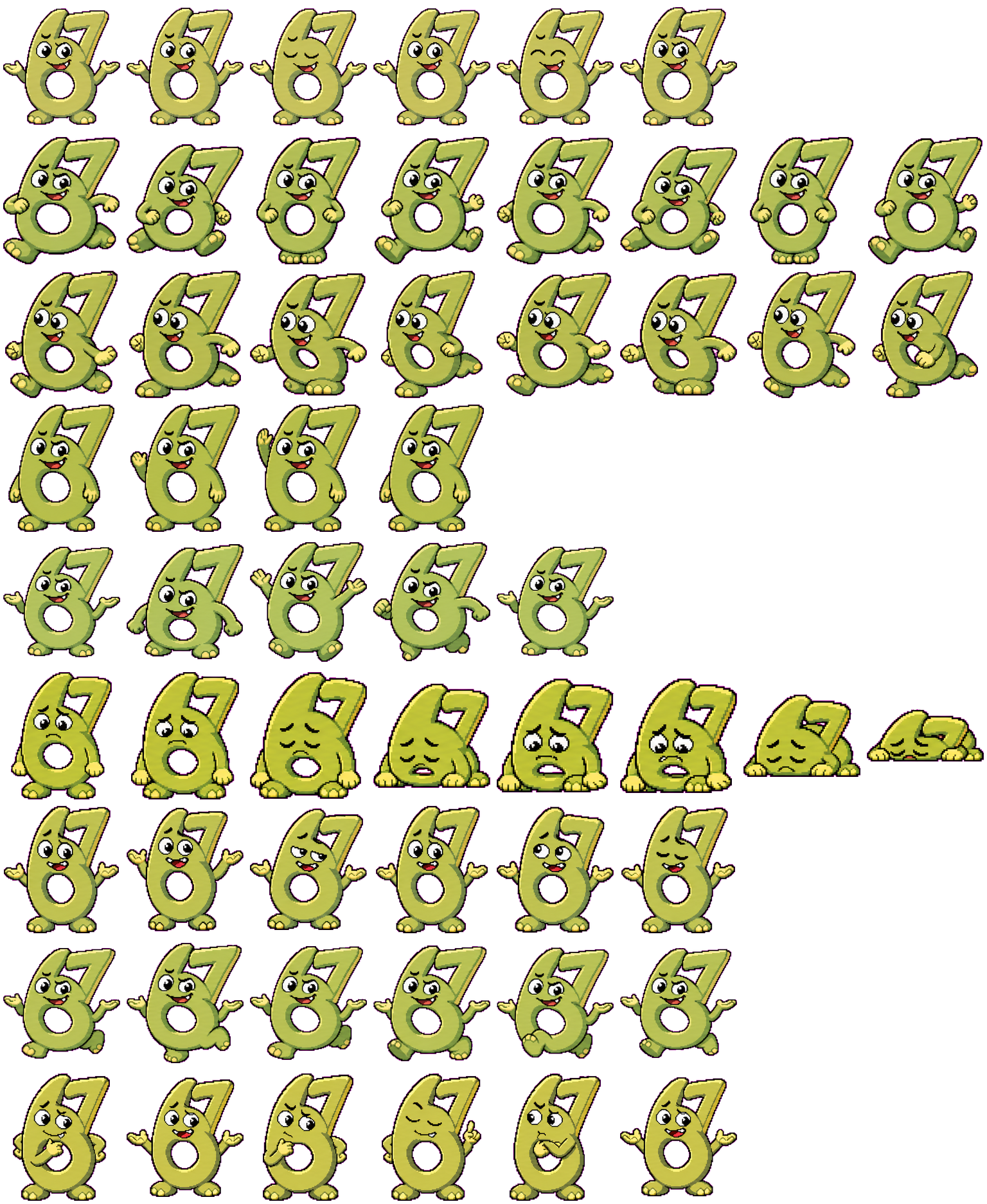 Sixty-Seven spritesheet preview