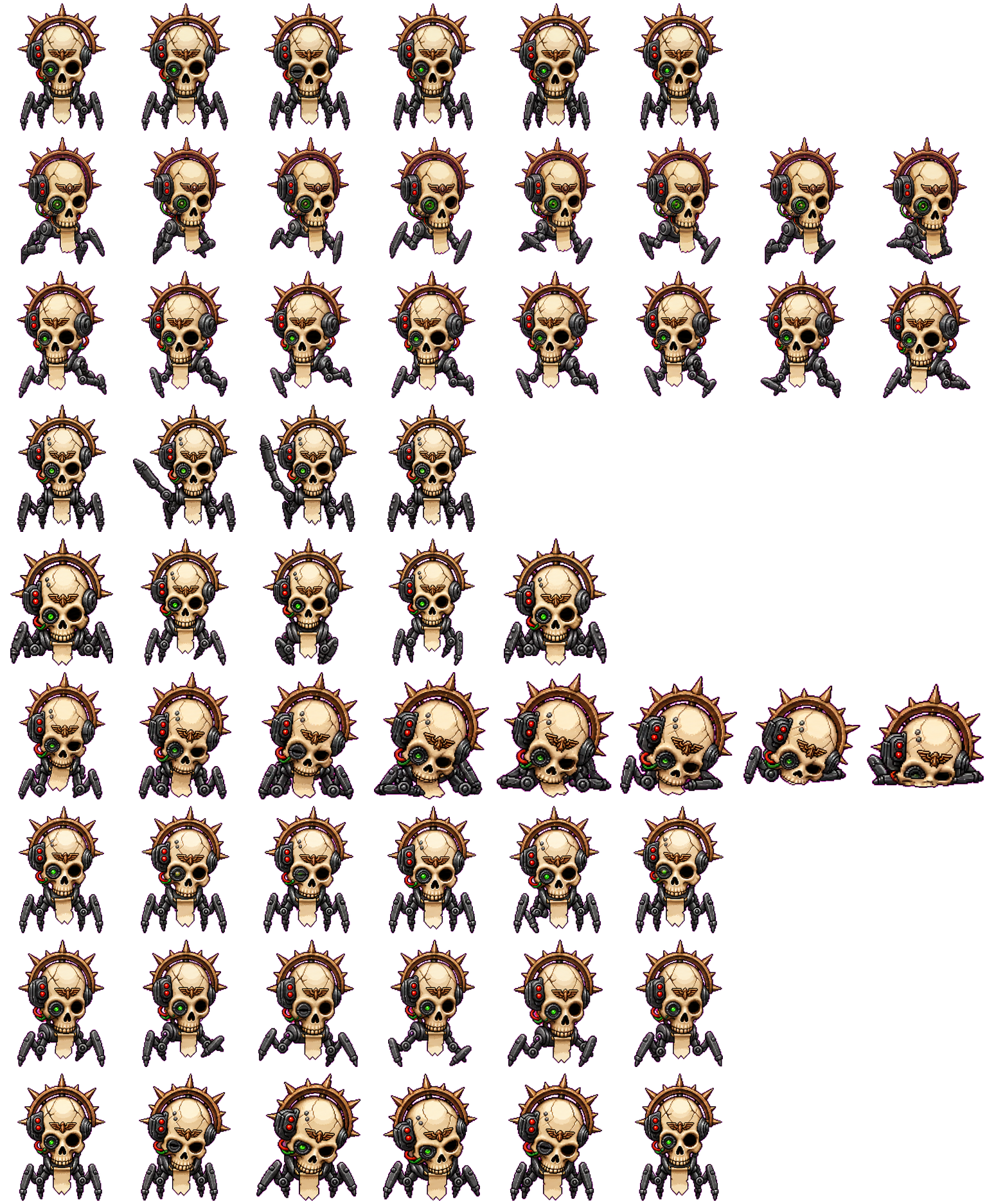 Skullwalker spritesheet preview