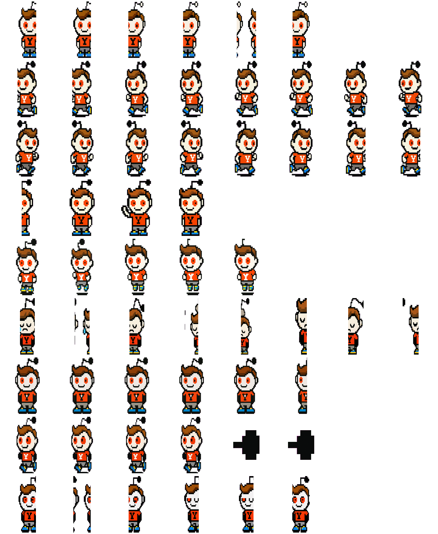 Snoo spritesheet preview