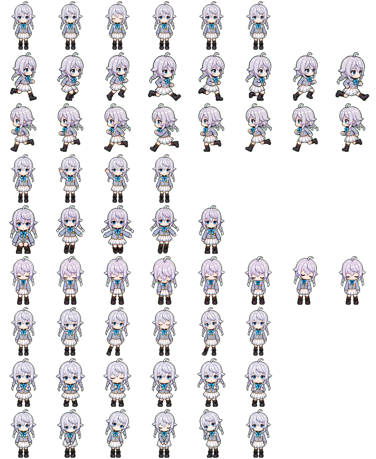Snowlet spritesheet preview