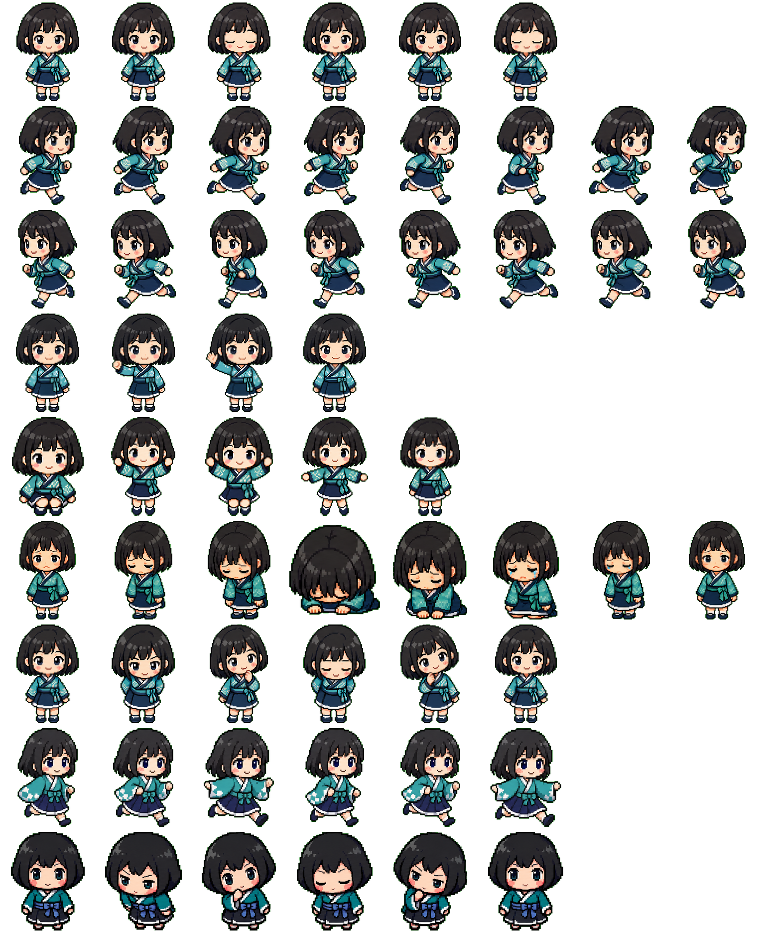 Sola Aoi spritesheet preview