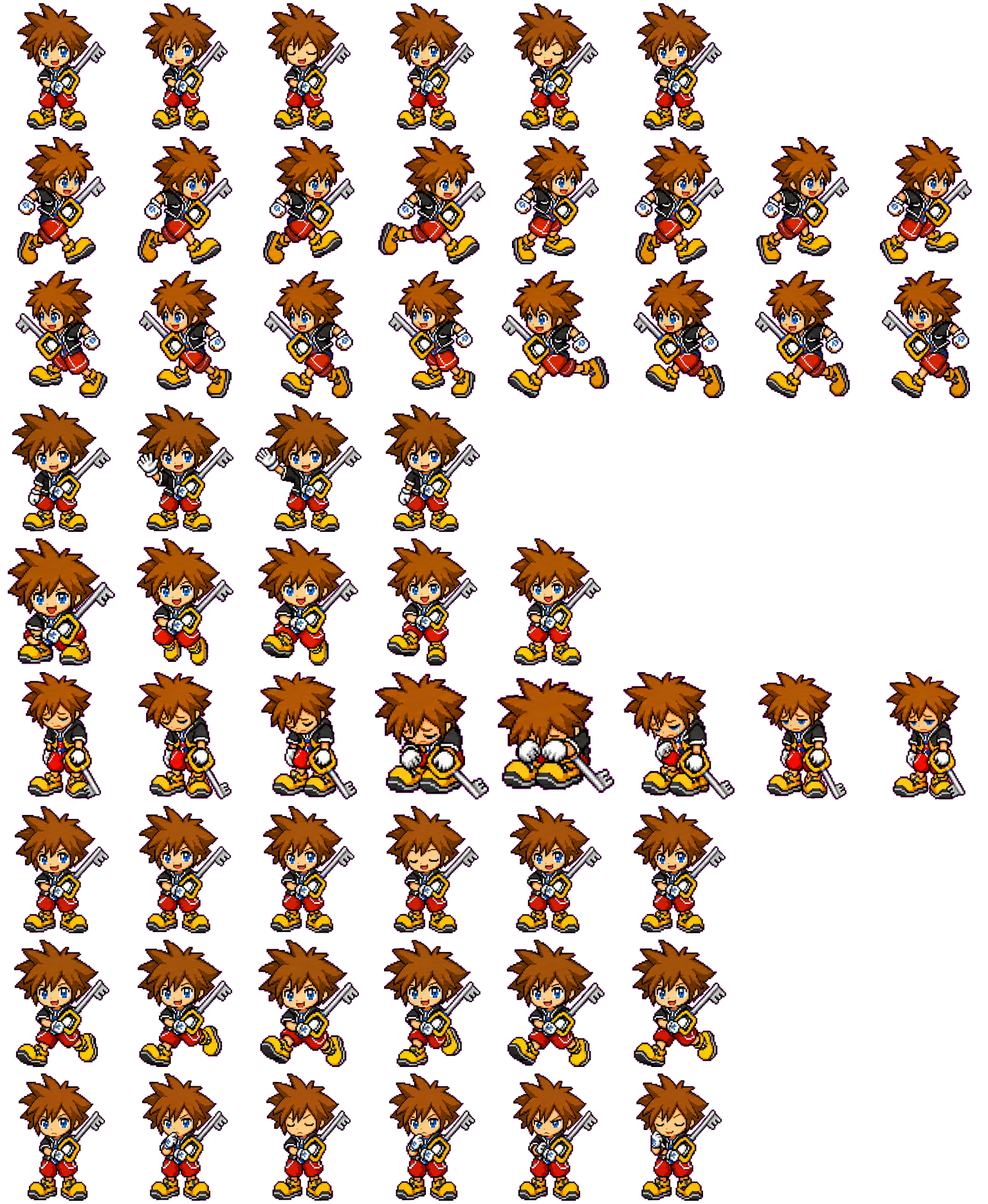 Sora spritesheet preview