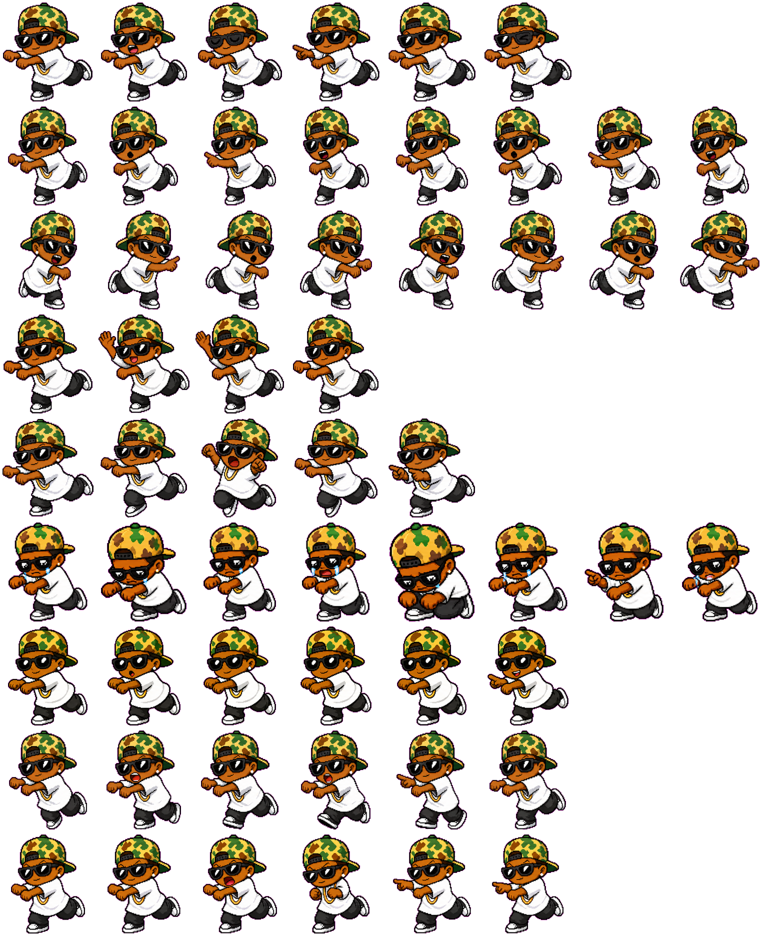 Soulja Boy spritesheet preview