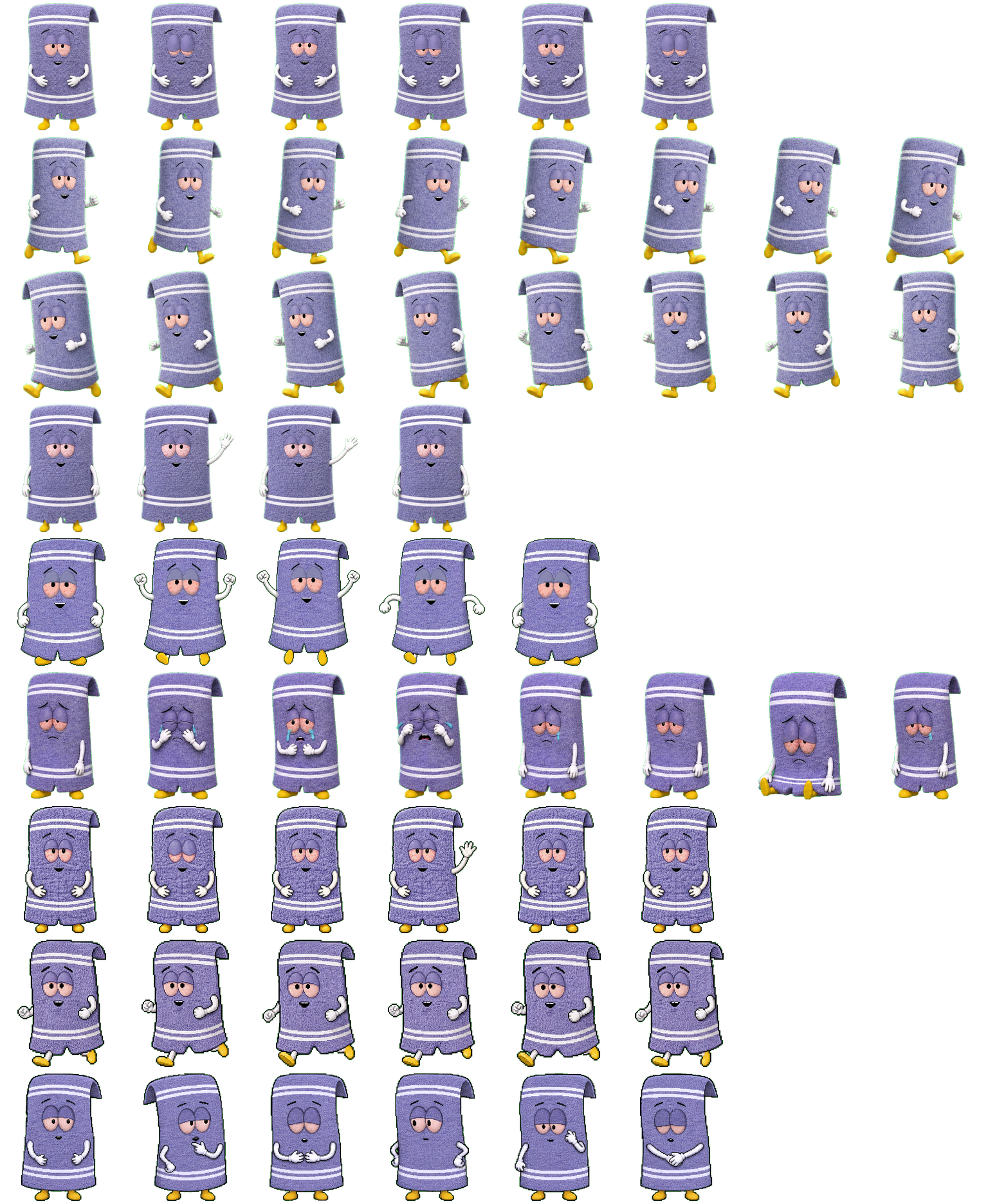 Southowel spritesheet preview