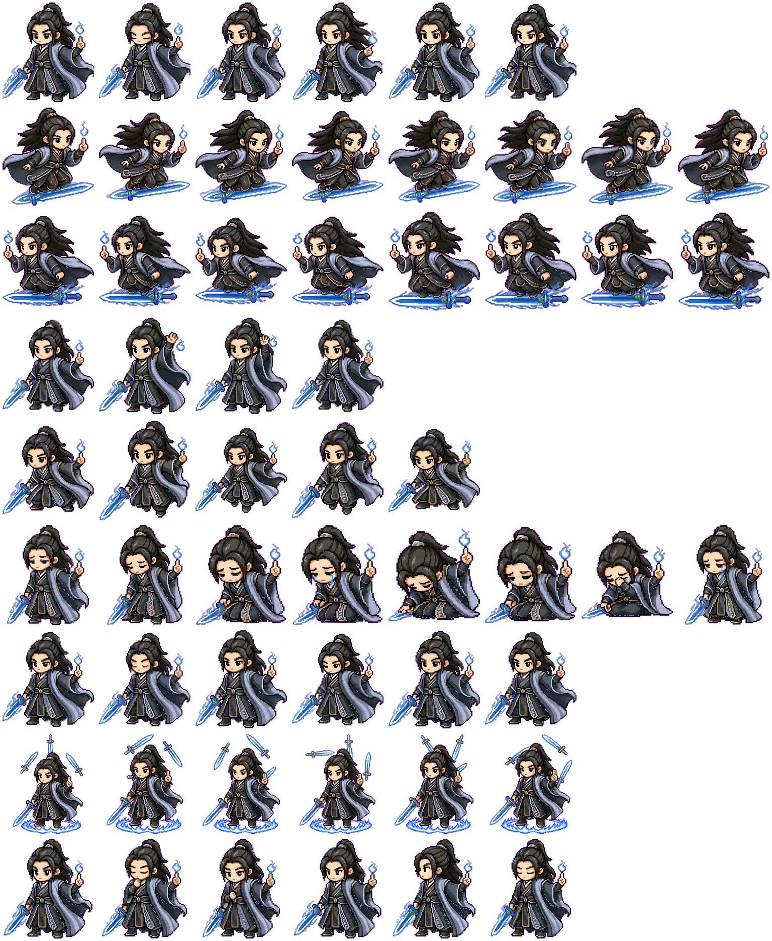 Spiritblade Azure Codex Pet アニメーションデスクトップペットのプレビュー