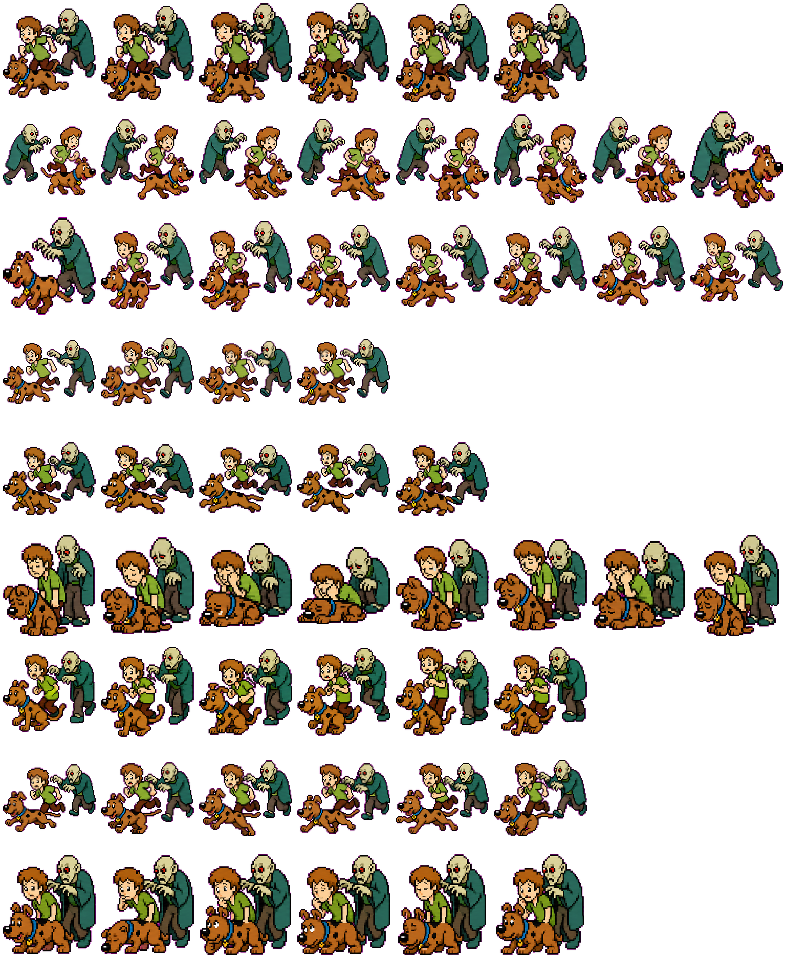 Spooky Chase spritesheet preview