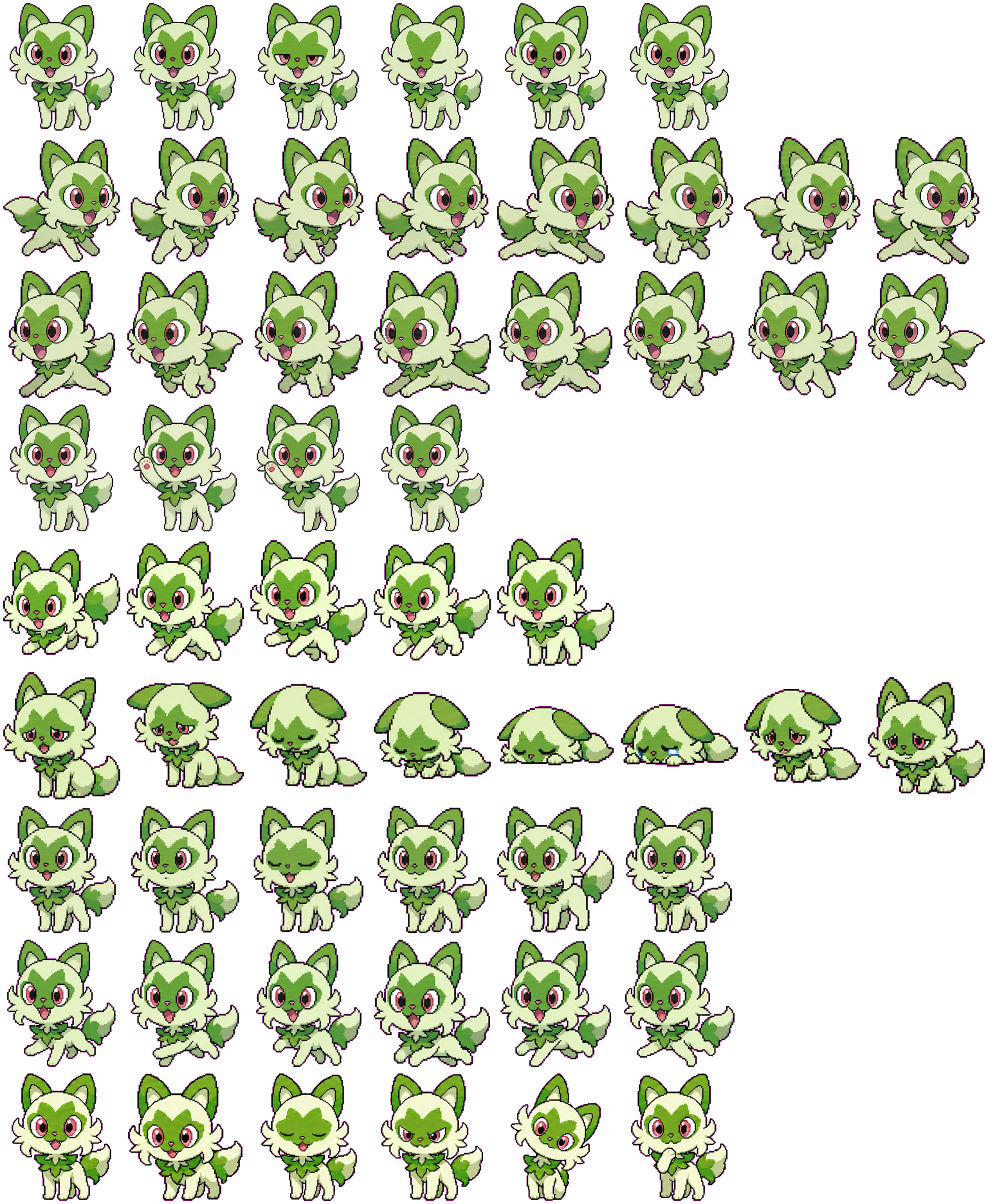 Minty spritesheet preview