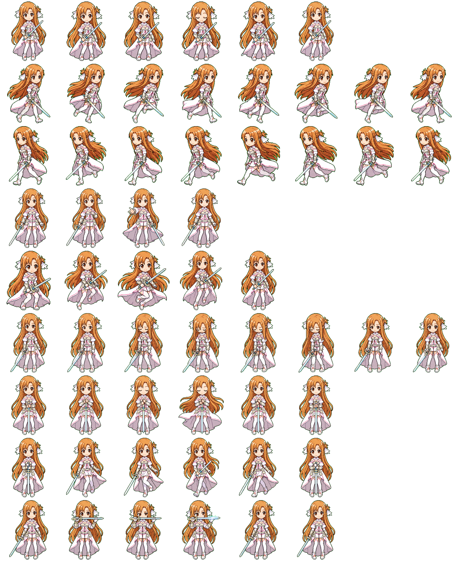 Stacia Asuna animated desktop pet preview for Codex Pet