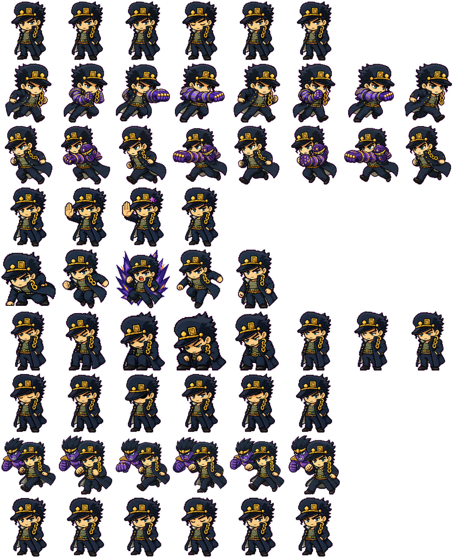 StarJotaro spritesheet preview