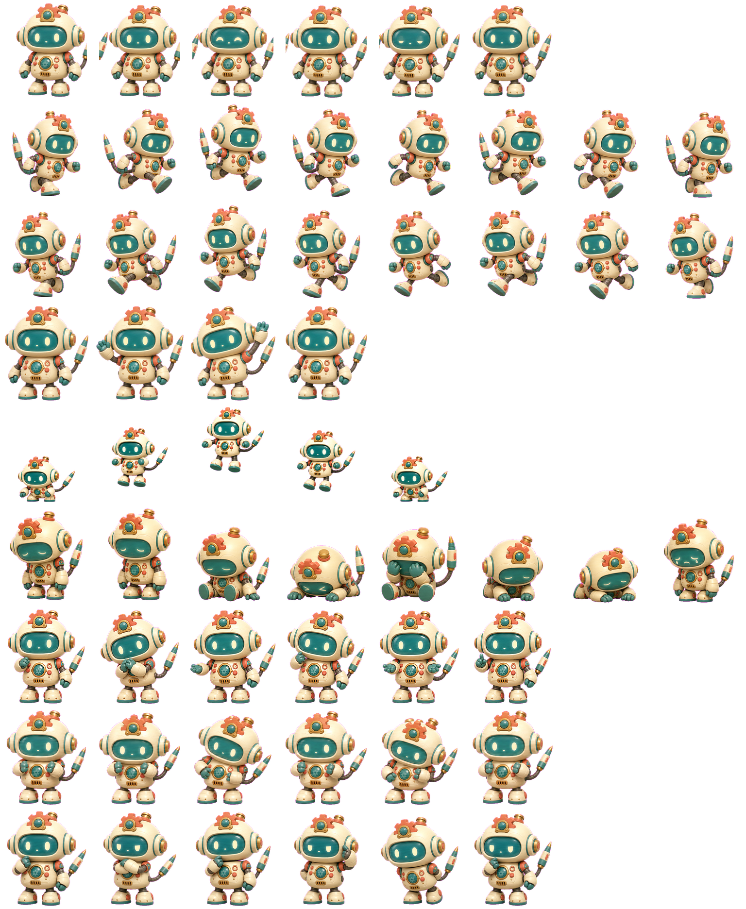 蒸汽灵 Codex Pet 动态桌面宠物预览图