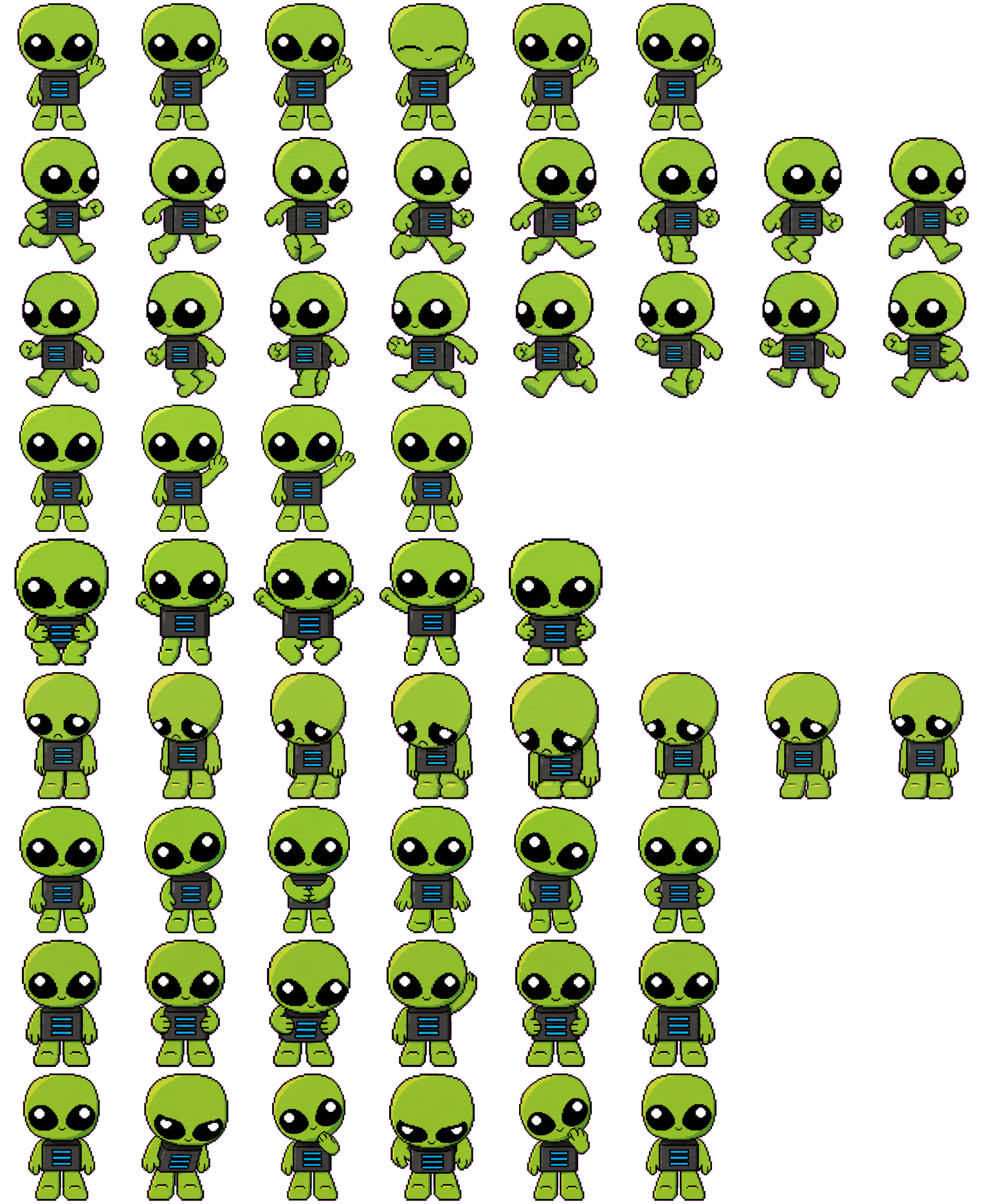 Steve spritesheet preview