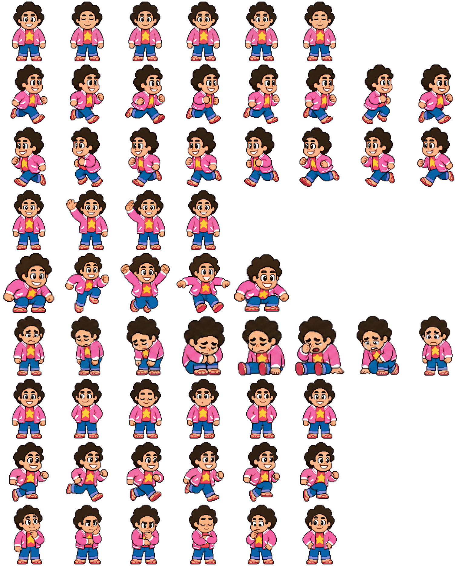 Steven spritesheet preview