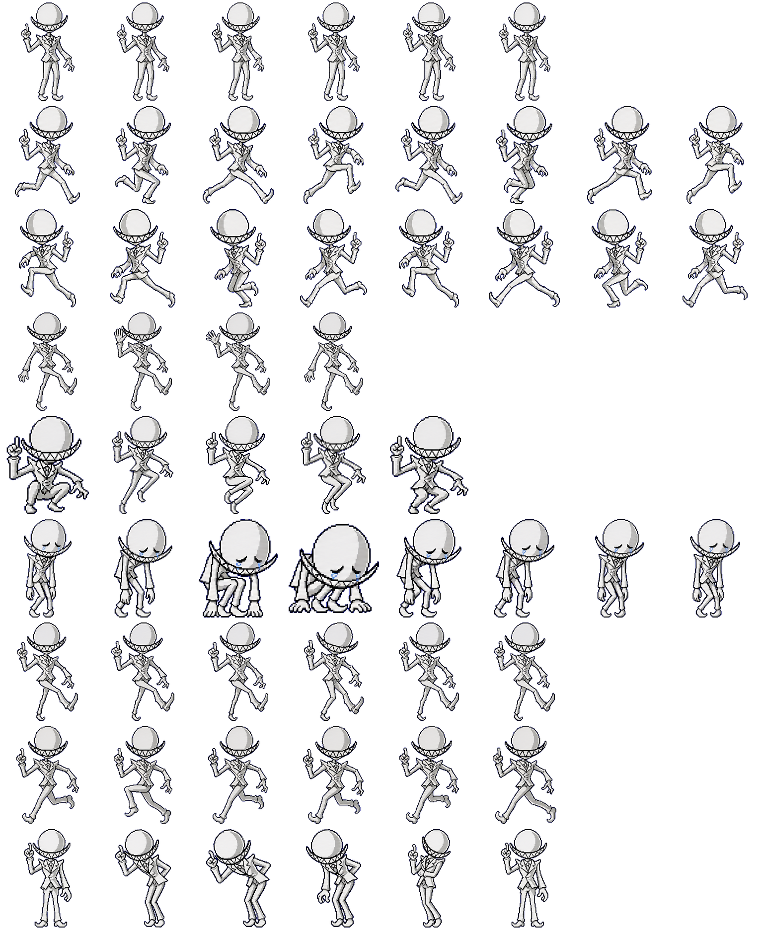 Stick Man spritesheet preview